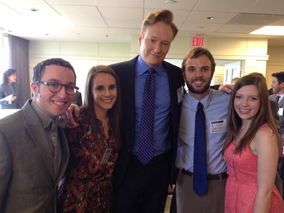 Kip and friends with Conan