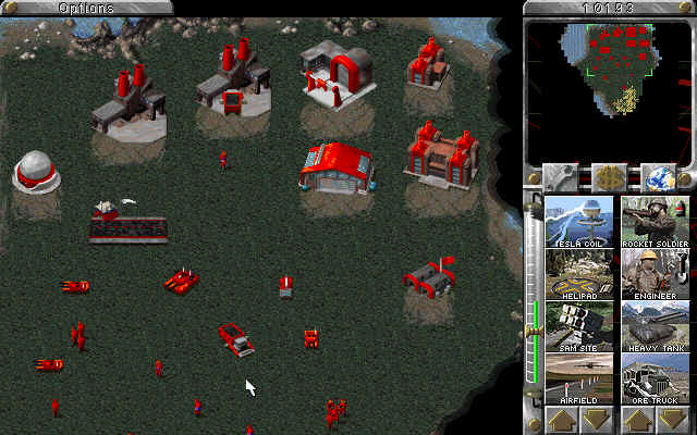In-game screenshot of Command and Conquer: Red Alert