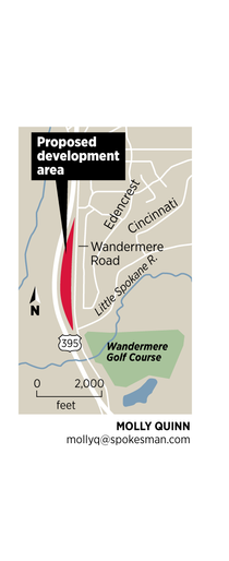 Map of proposed Wandermere development