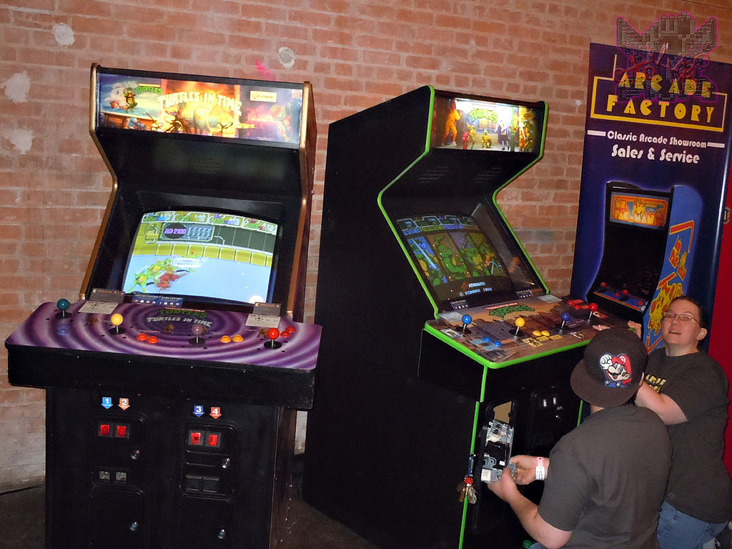 Ninja turtles arcade machines