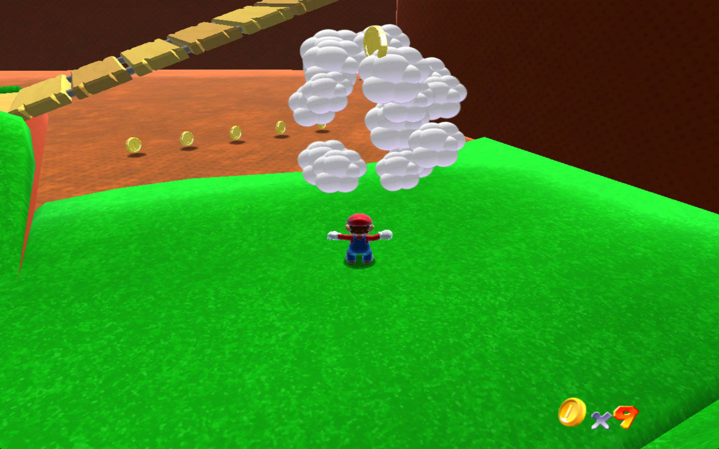 Super Mario 64 high definition image