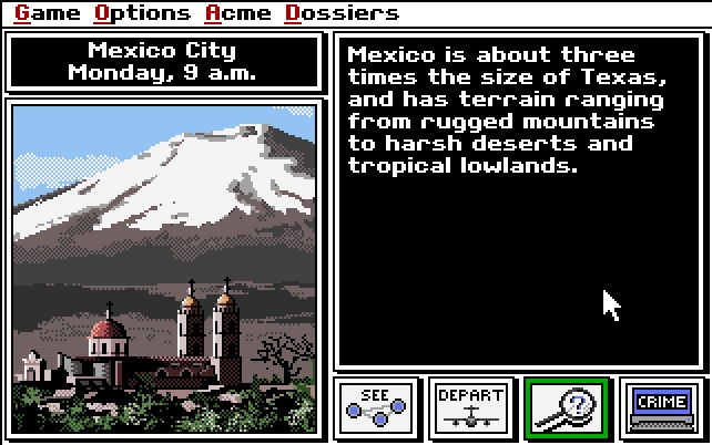 Where in the World is Carmen Sandiego (Game 1990) 