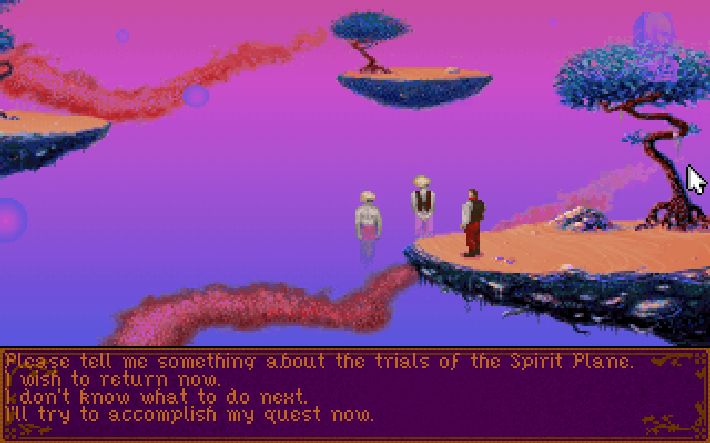Screenshot of point-and-click adventure Dragonsphere