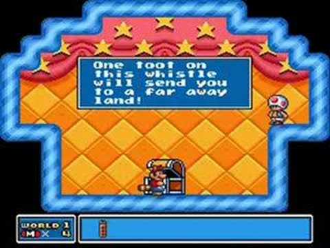 A warp whistle in Super Mario Bros. 3 for the NES