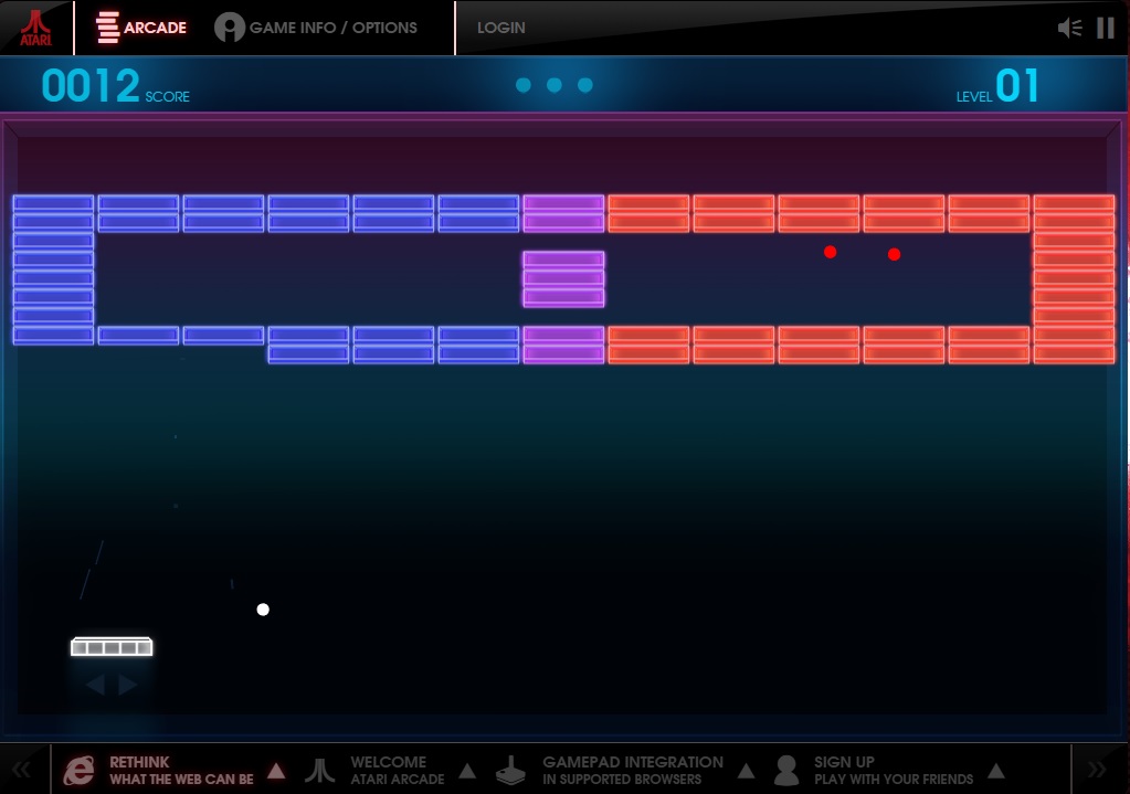 Atari Breakout online