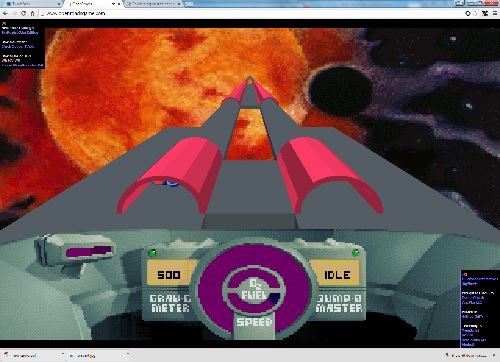 A screenshot of SkyRoad