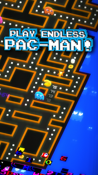 Promotional screenshot for 'Pac-Man 256'
