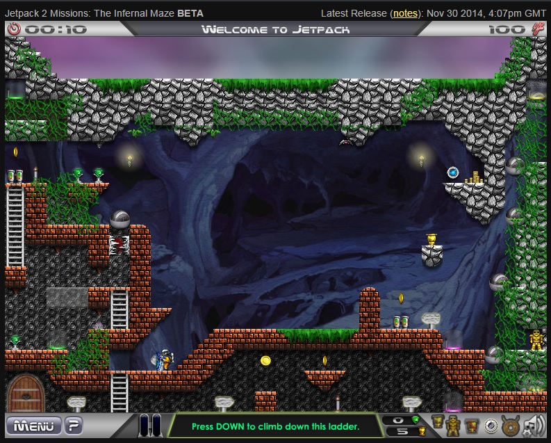 Screenshot of 'Jetpack 2' beta