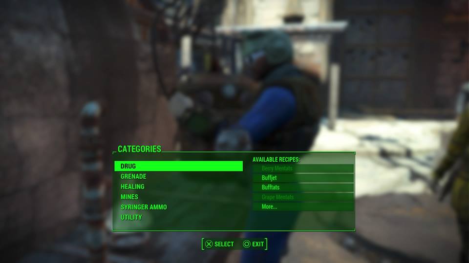 An in-game screenshot of Fallout 4