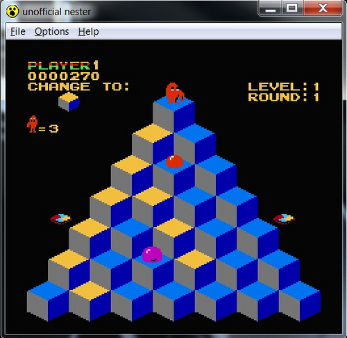 Q-Bert screenshot