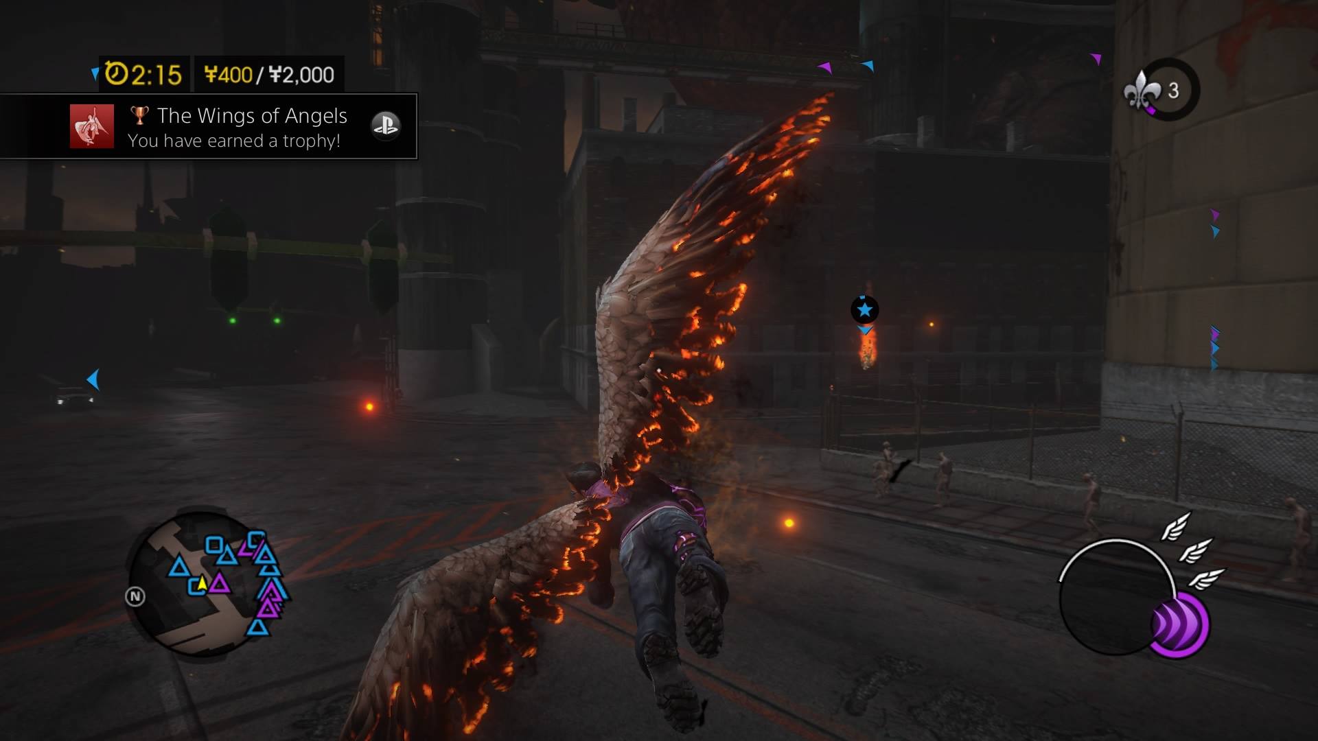 A gameplay image of 'Saint's Row: Gat out of Hell'