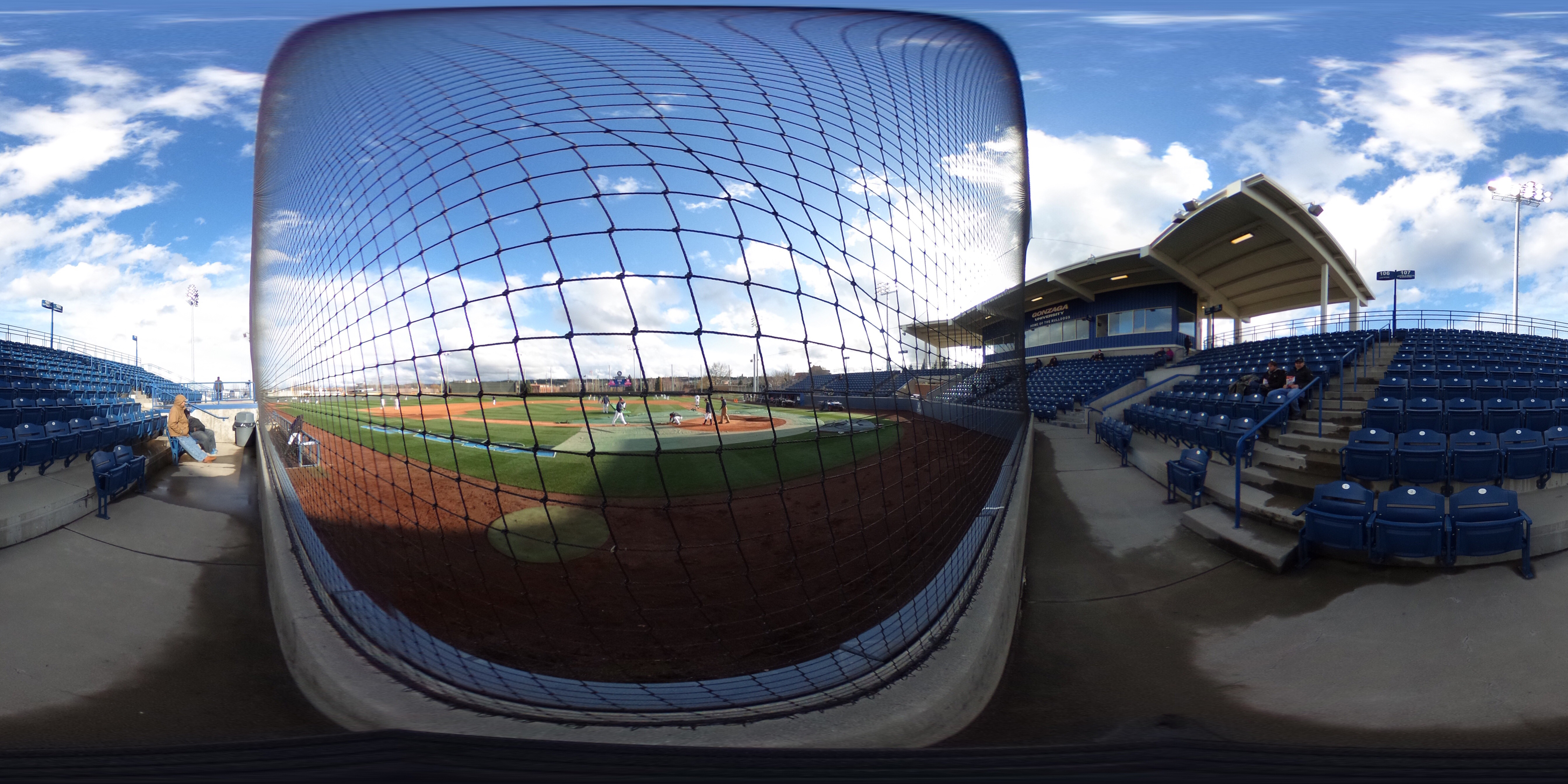 Third base bleachers