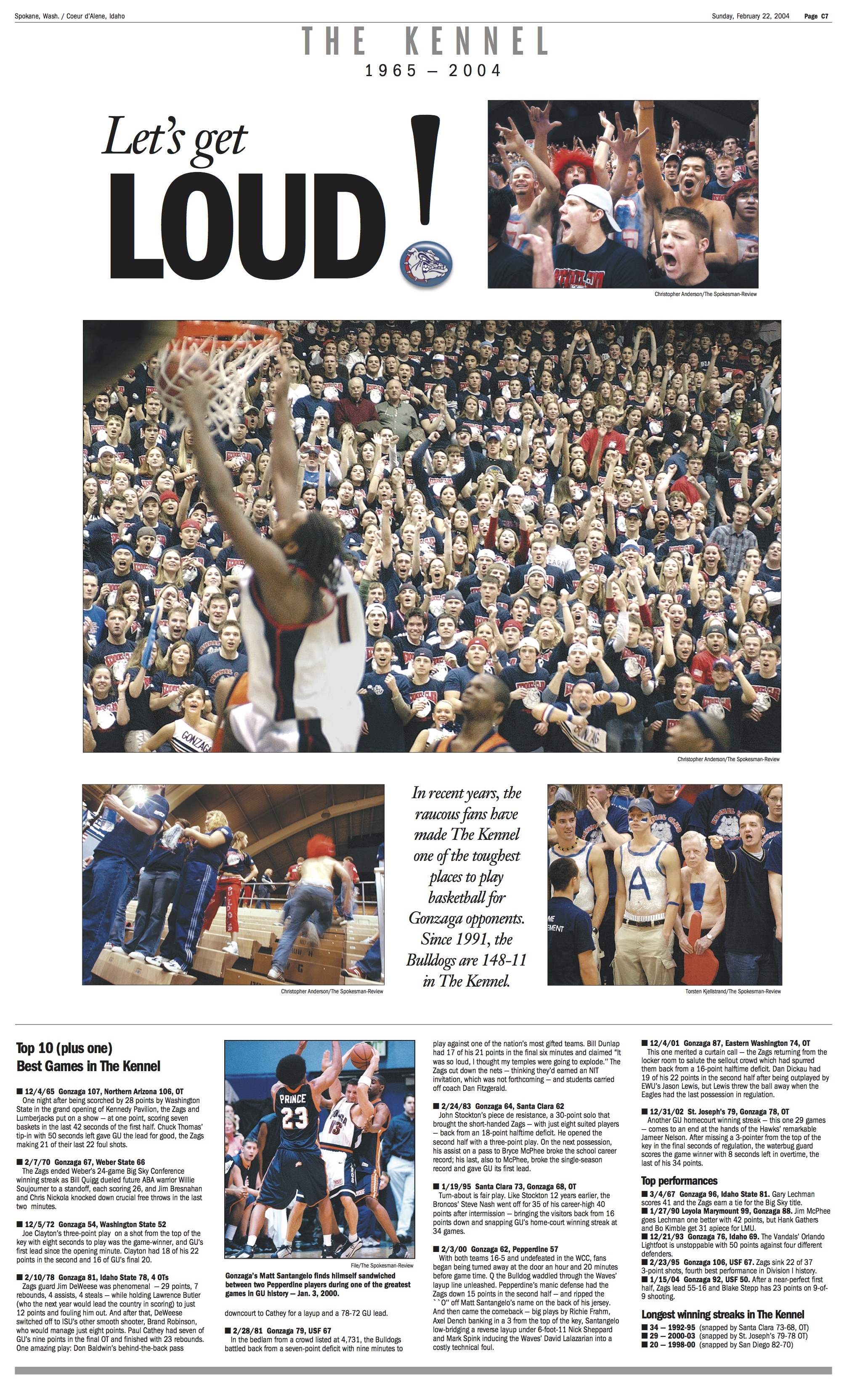 Historic page: Feb. 2, 2004, Kennel farewell
