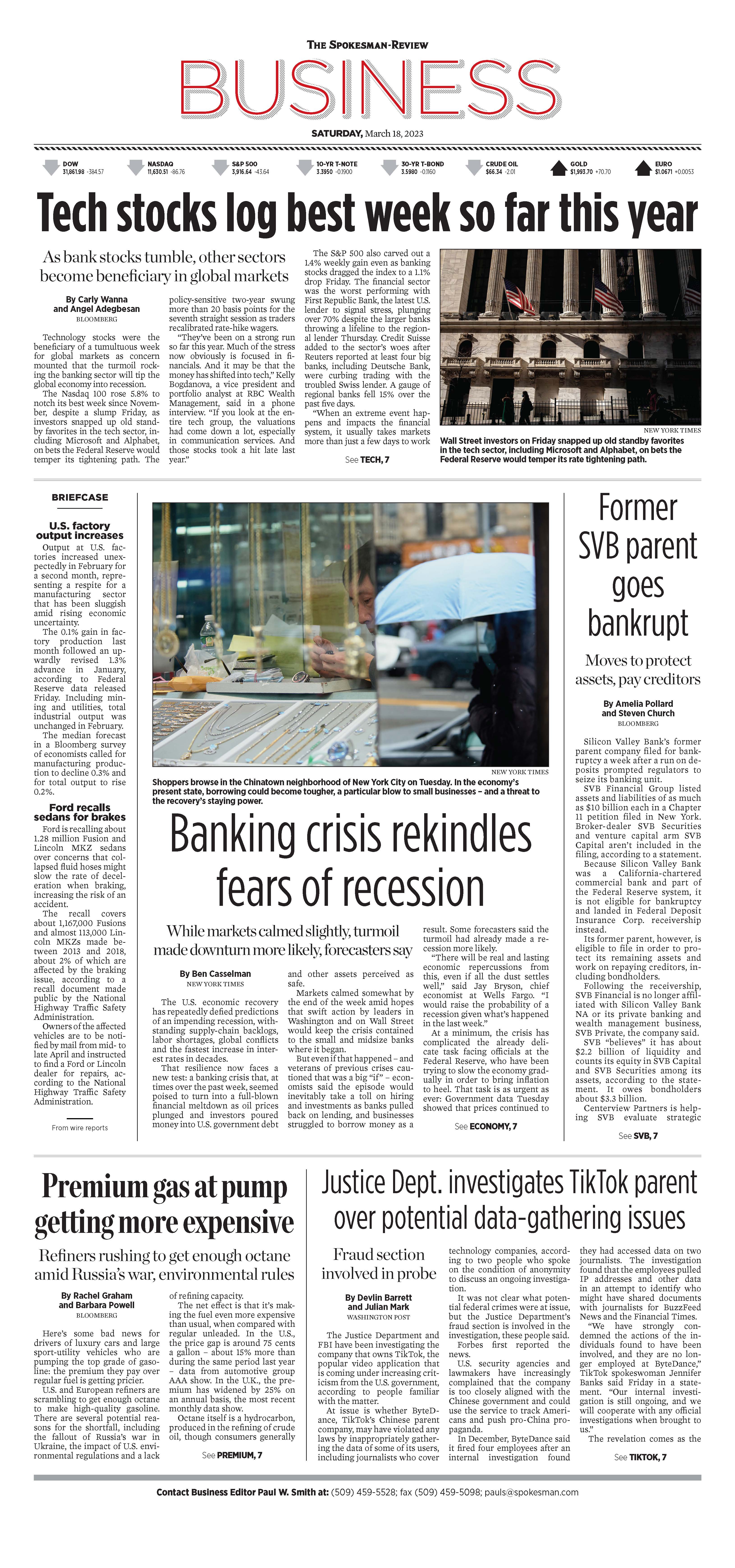 Frontpage for 2023-03-18
