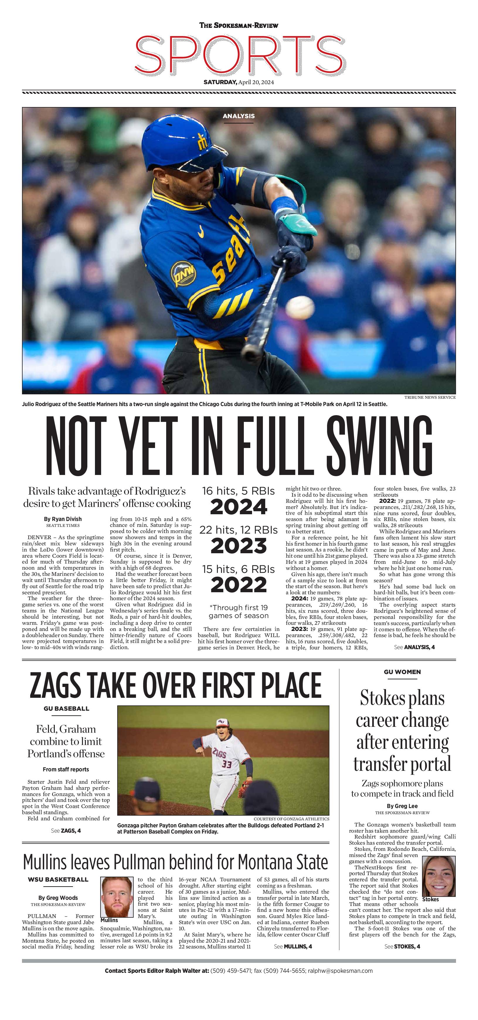 Frontpage for 2024-04-20