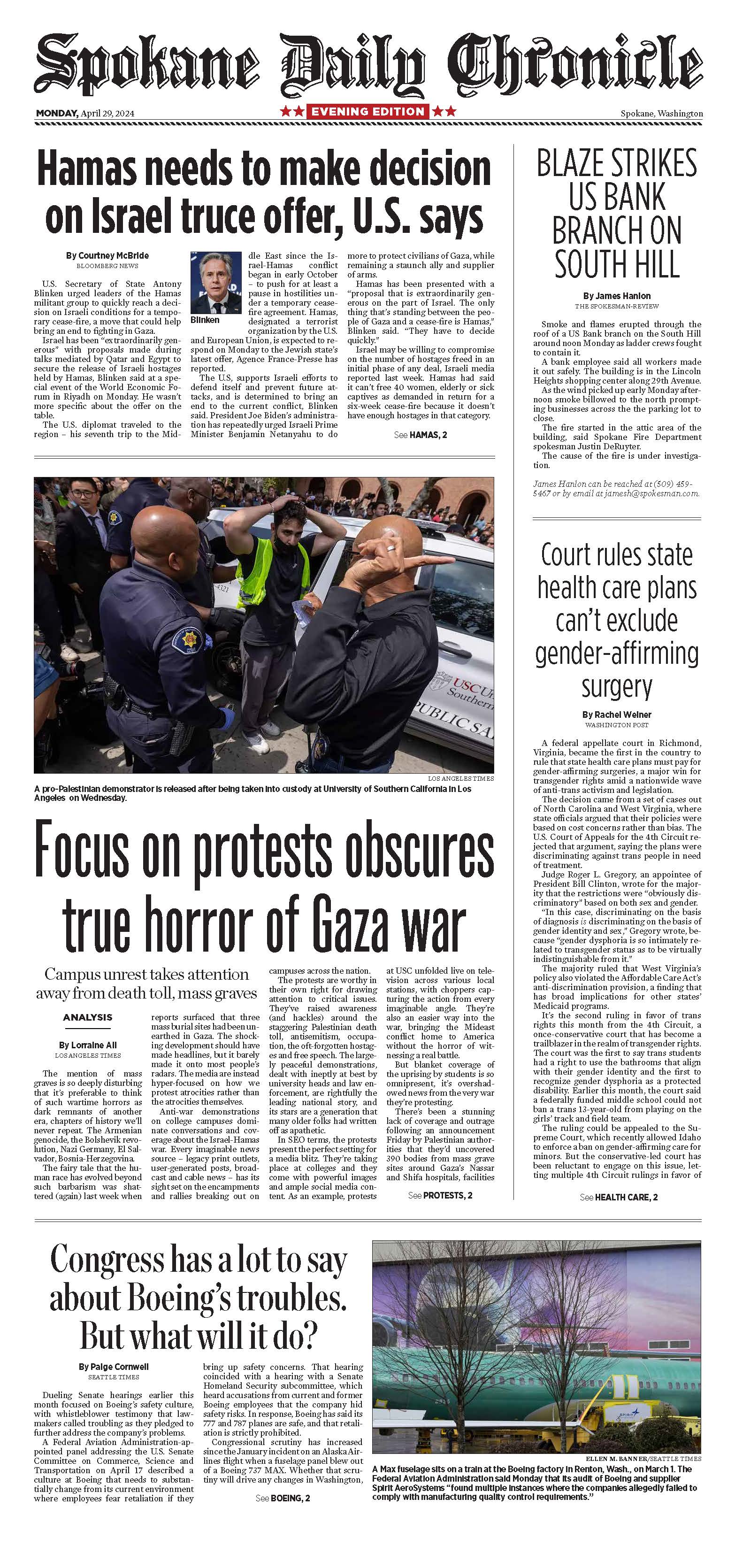 Frontpage for 2024-04-29