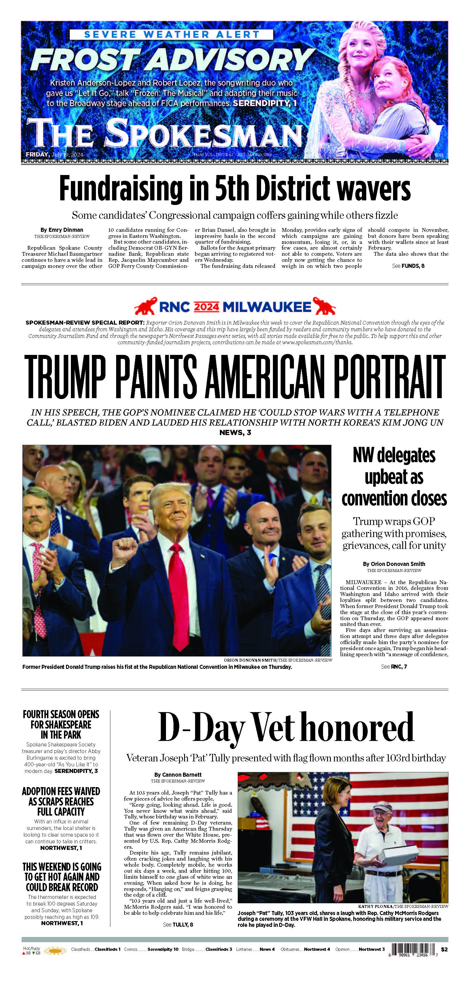 Frontpage for 2024-07-19