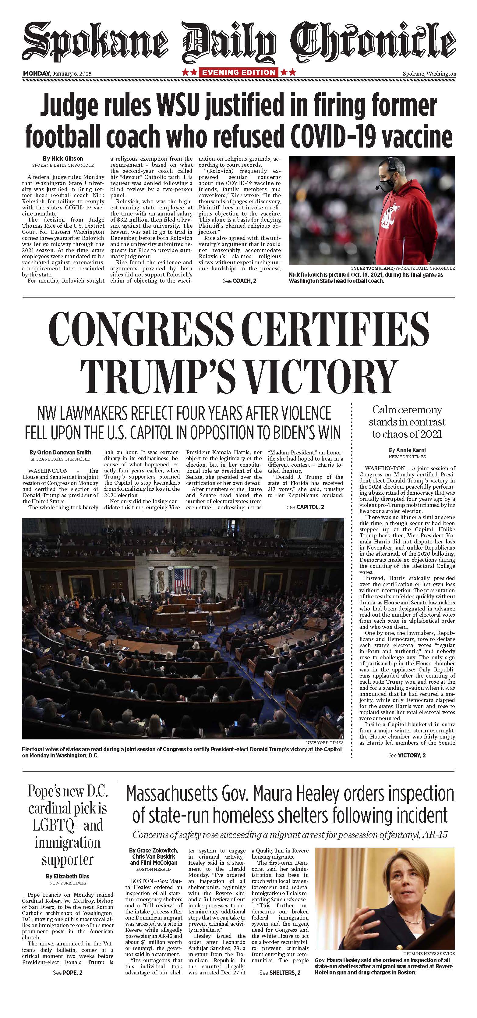 Frontpage for 2025-01-06