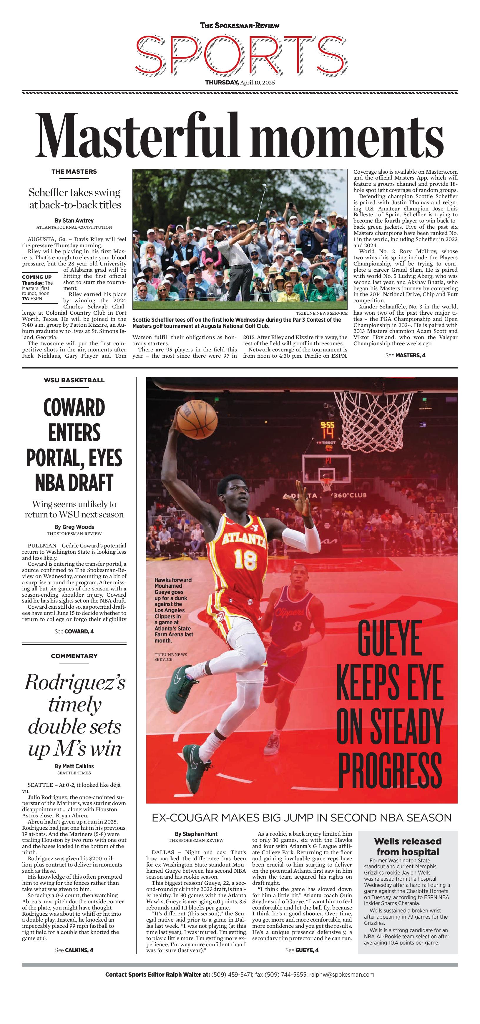 Frontpage for 2025-04-10