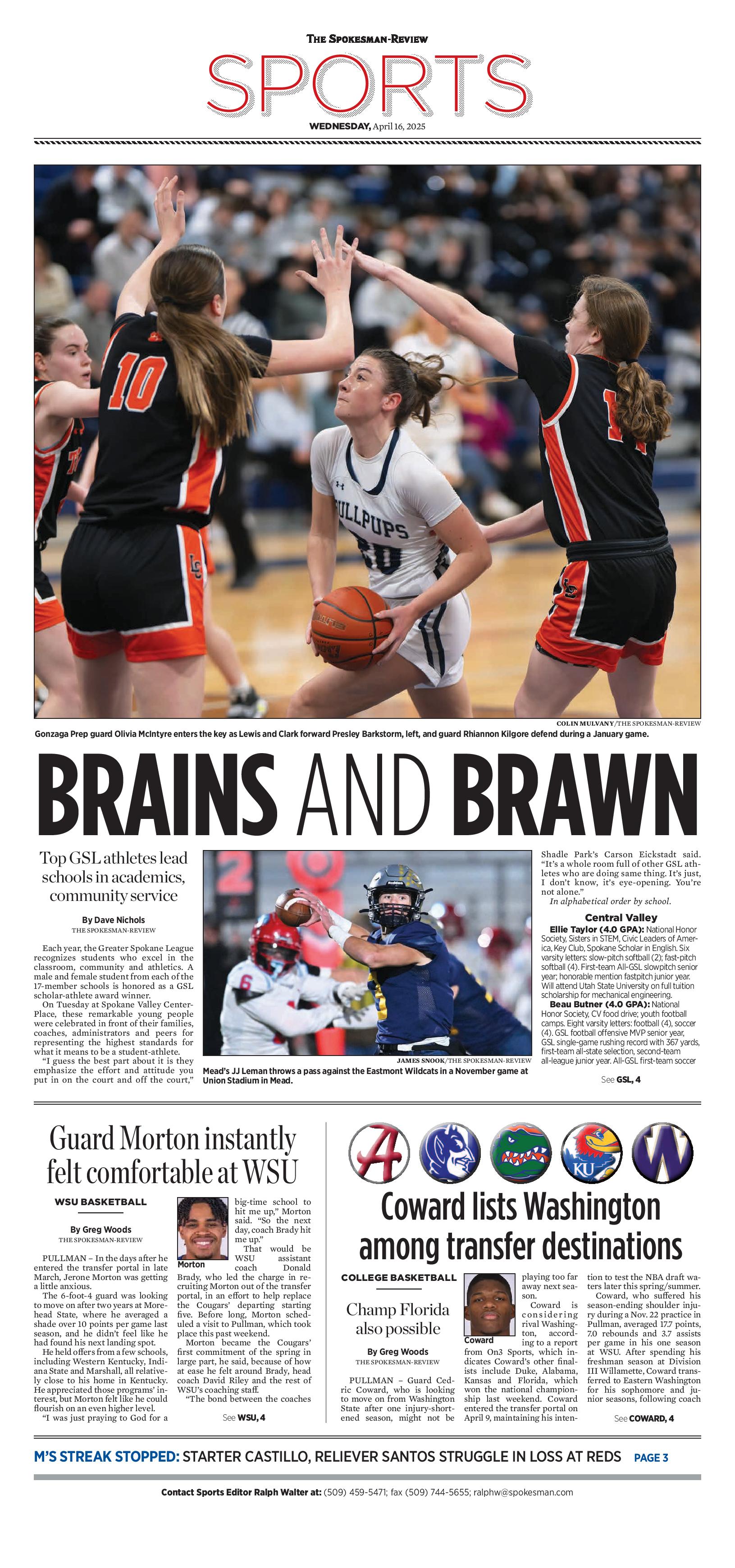 Frontpage for 2025-04-16