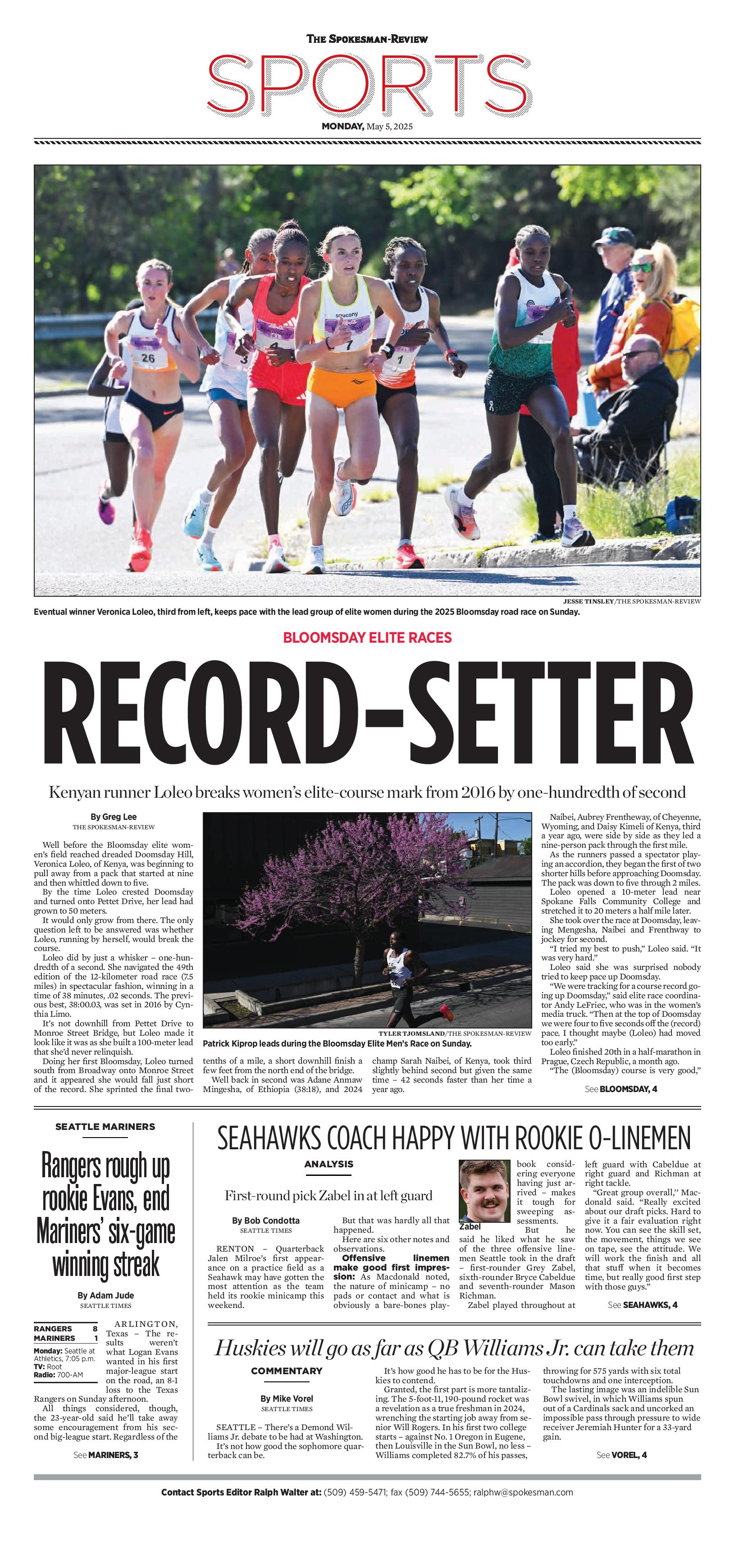 Frontpage for 2025-05-05