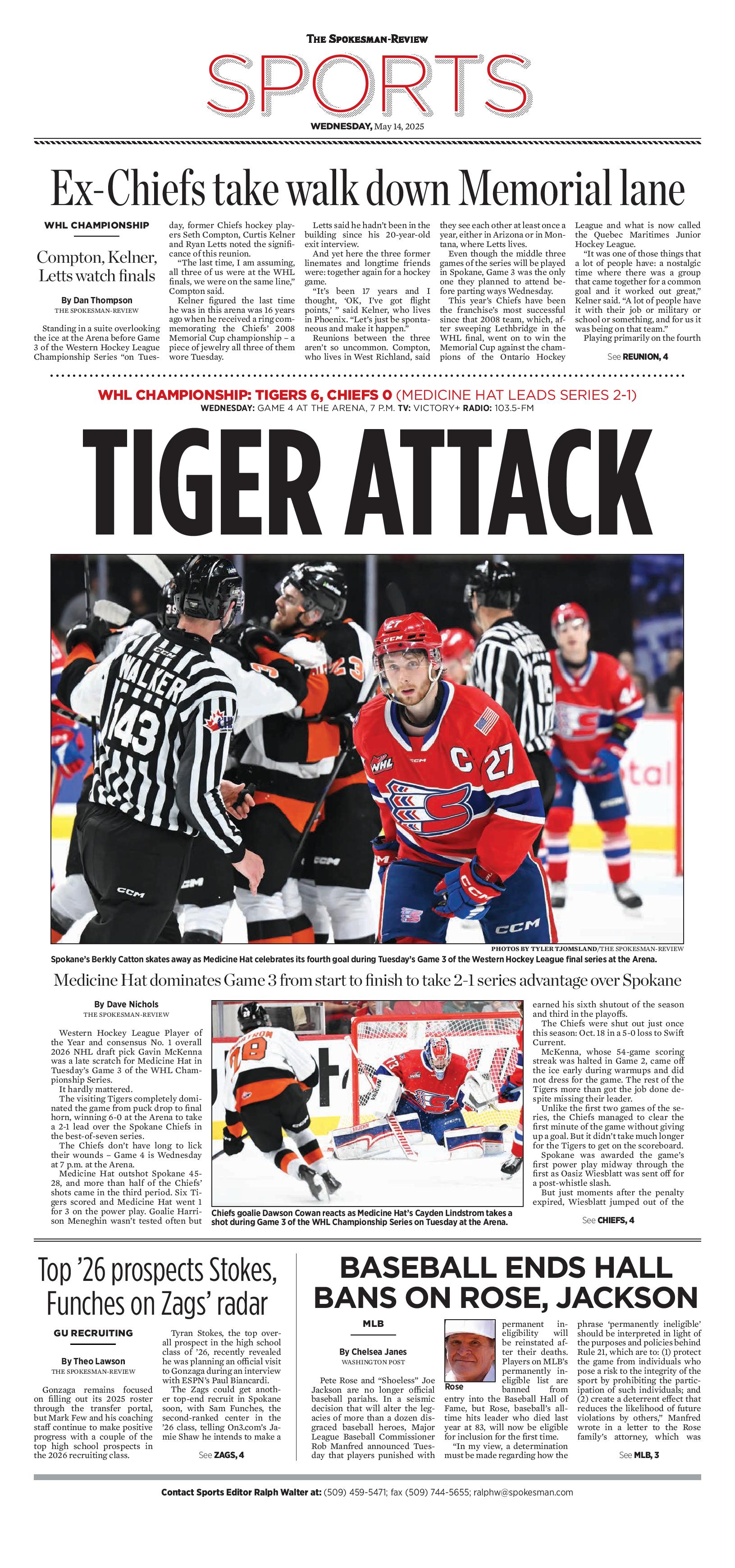 Frontpage for 2025-05-14
