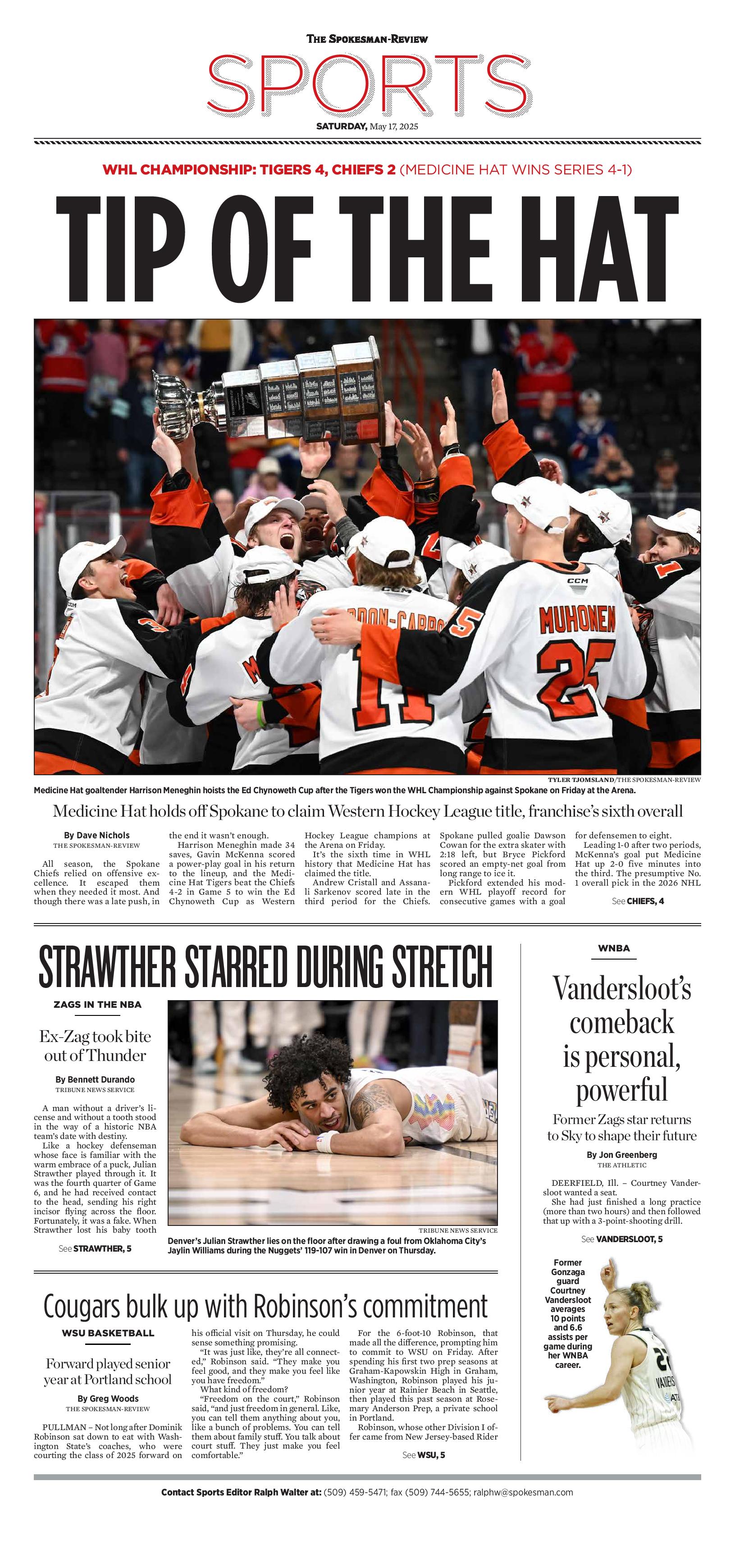 Frontpage for 2025-05-17