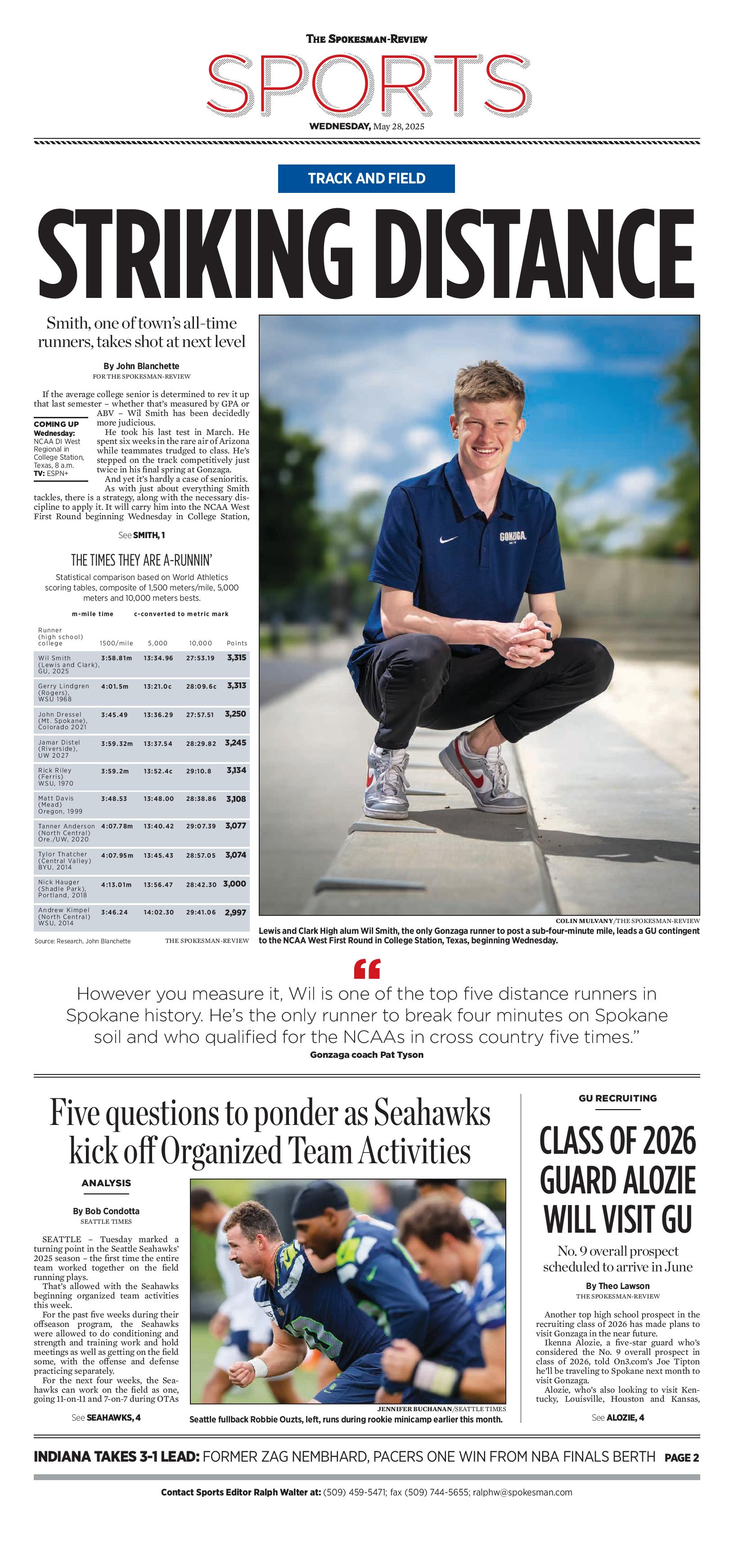 Frontpage for 2025-05-28
