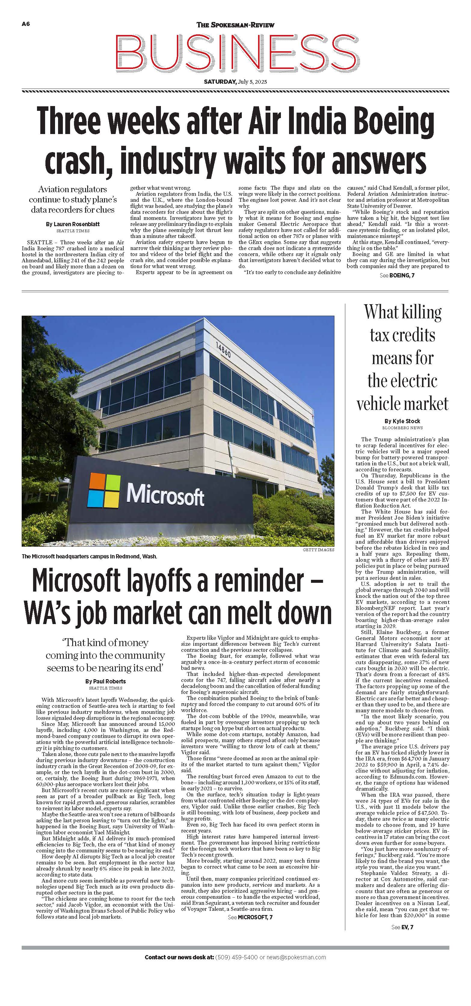 Frontpage for 2025-07-05