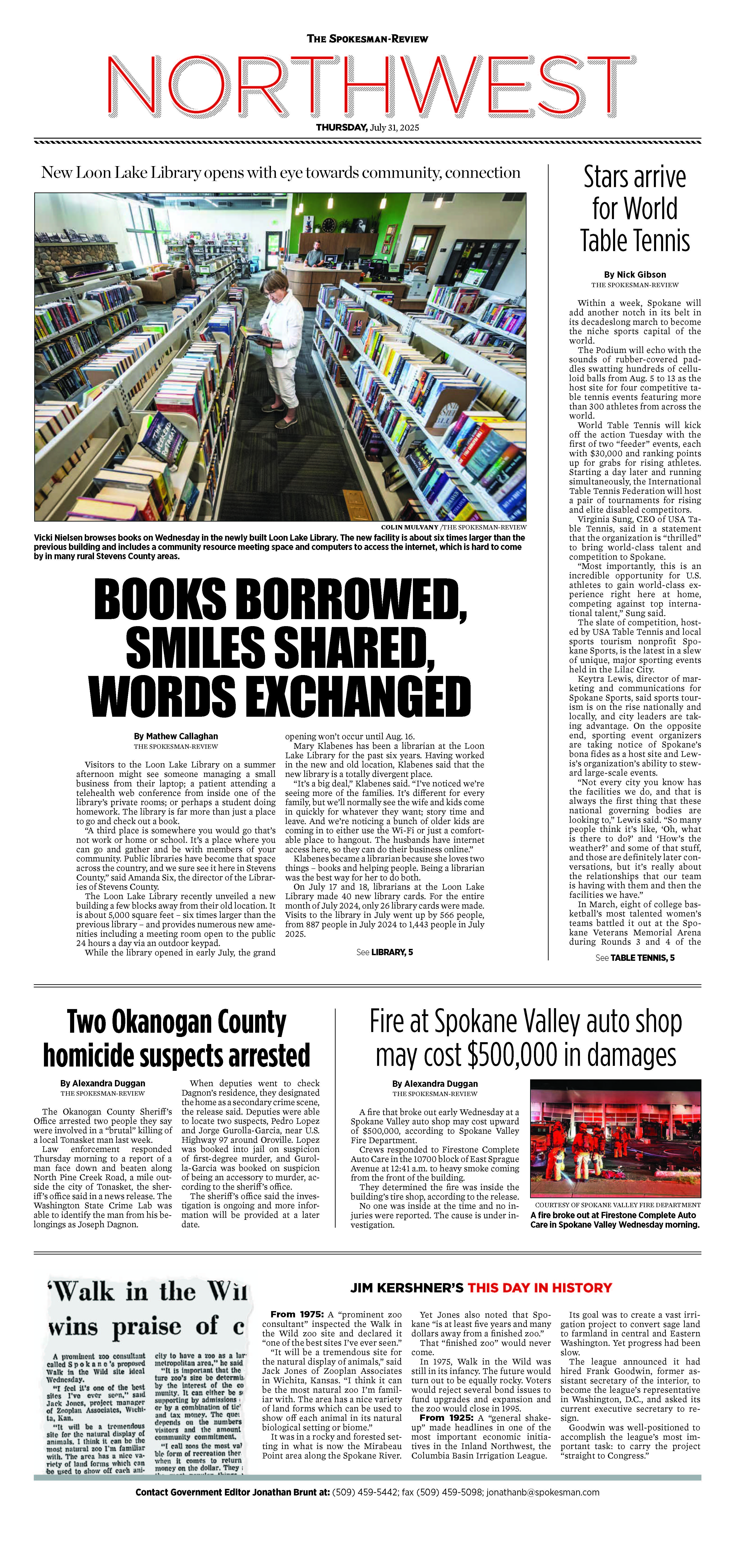 Frontpage for 2025-07-31