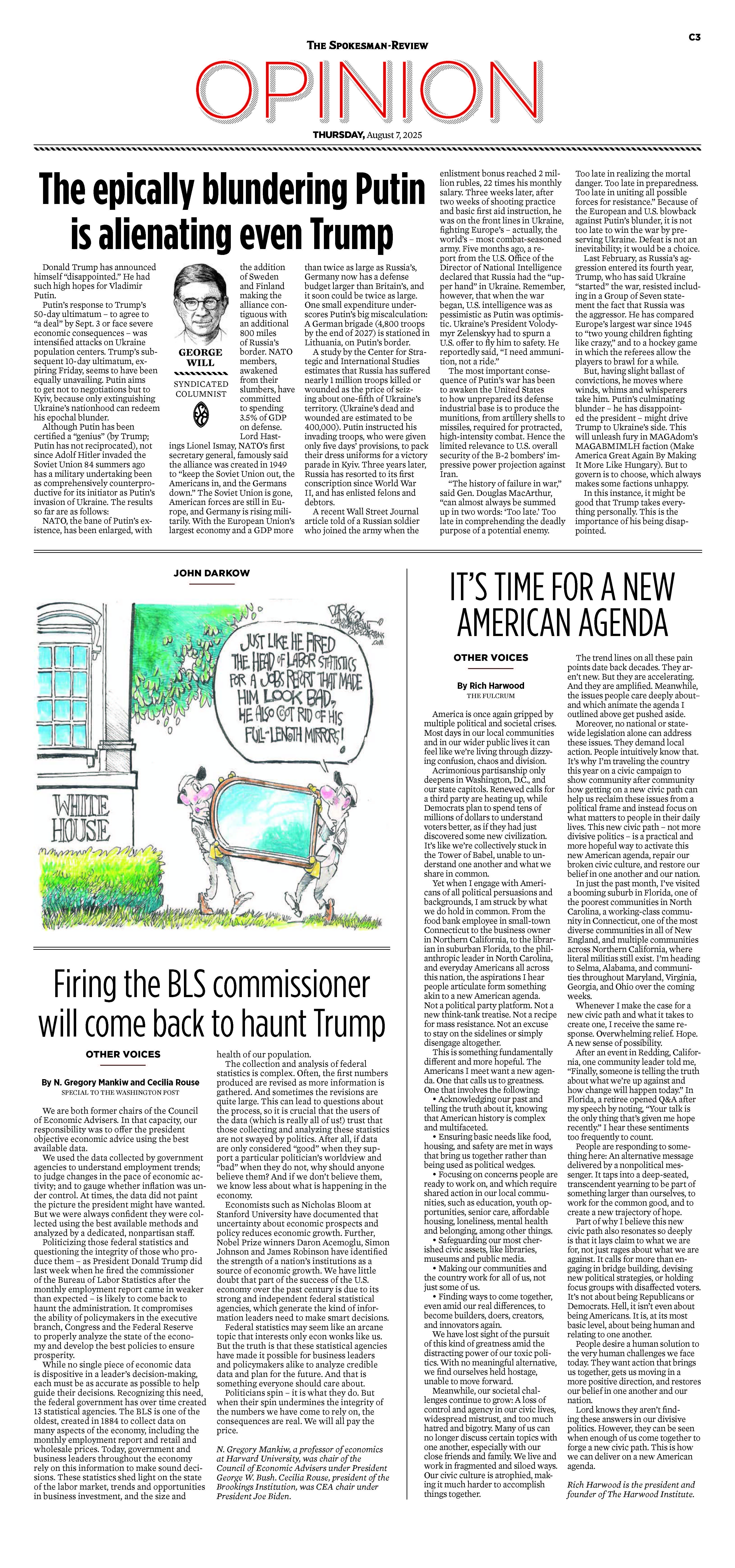 Frontpage for 2025-08-07