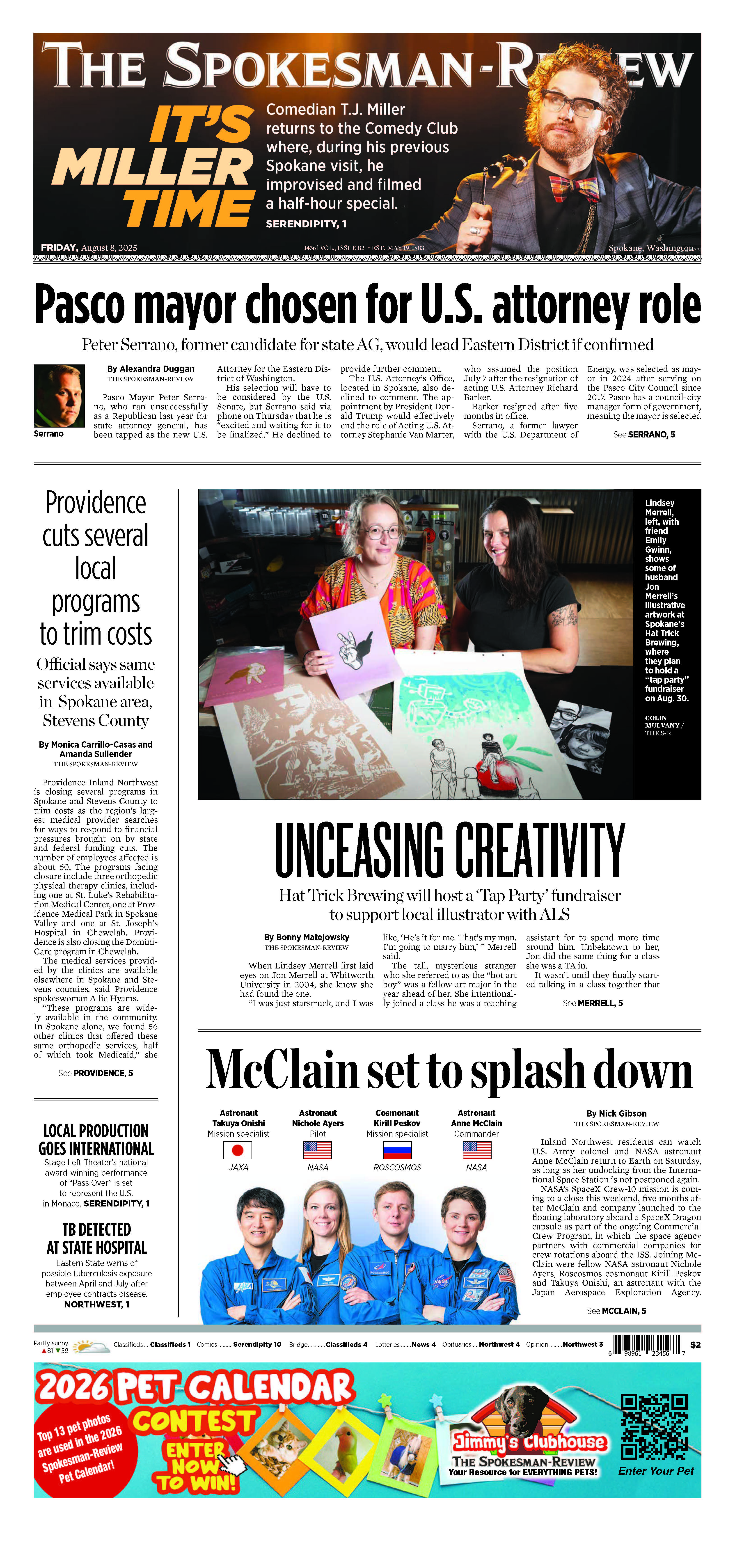 Frontpage for 2025-08-08