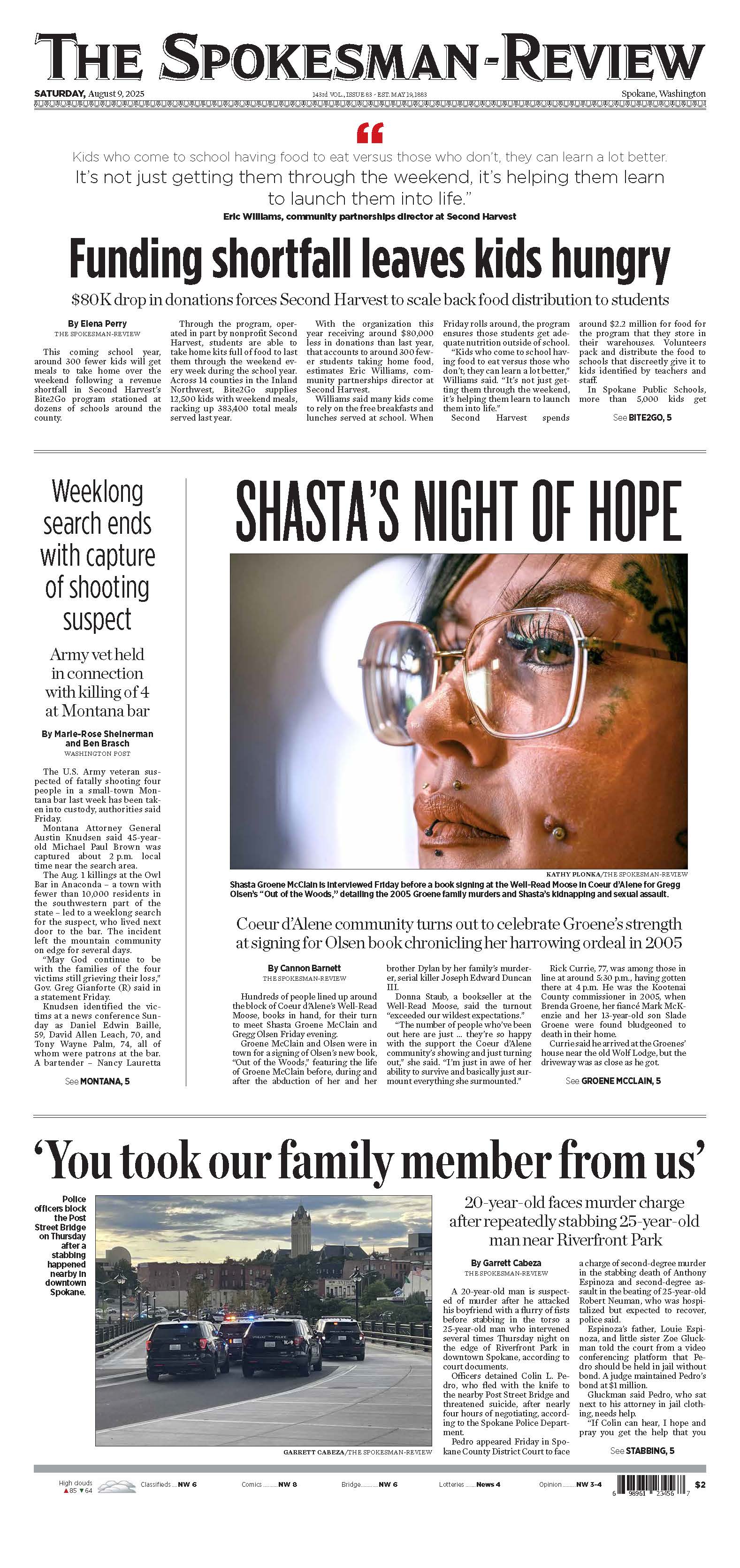 Frontpage for 2025-08-09