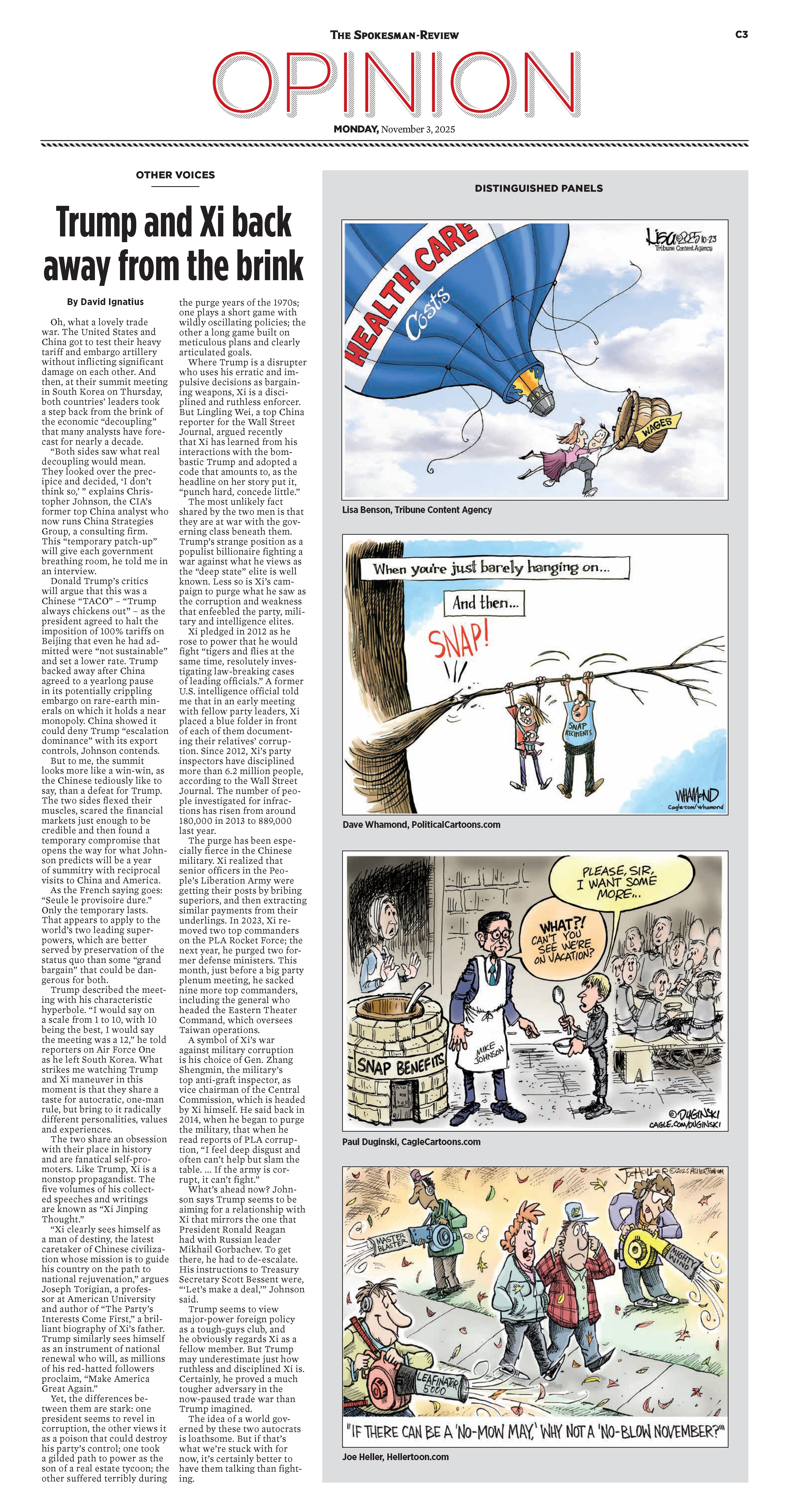 Frontpage for 2025-11-03