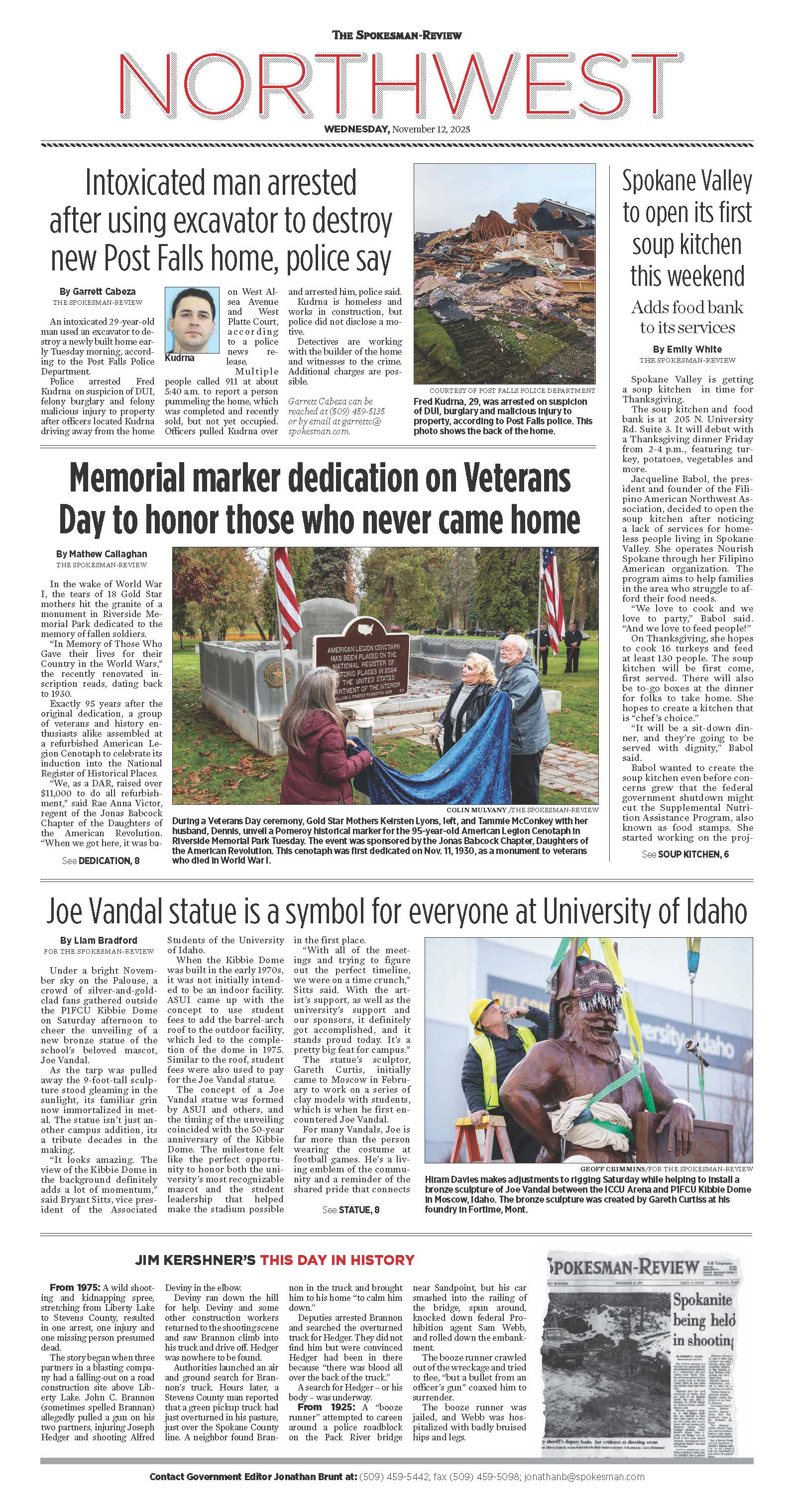 Frontpage for 2025-11-12