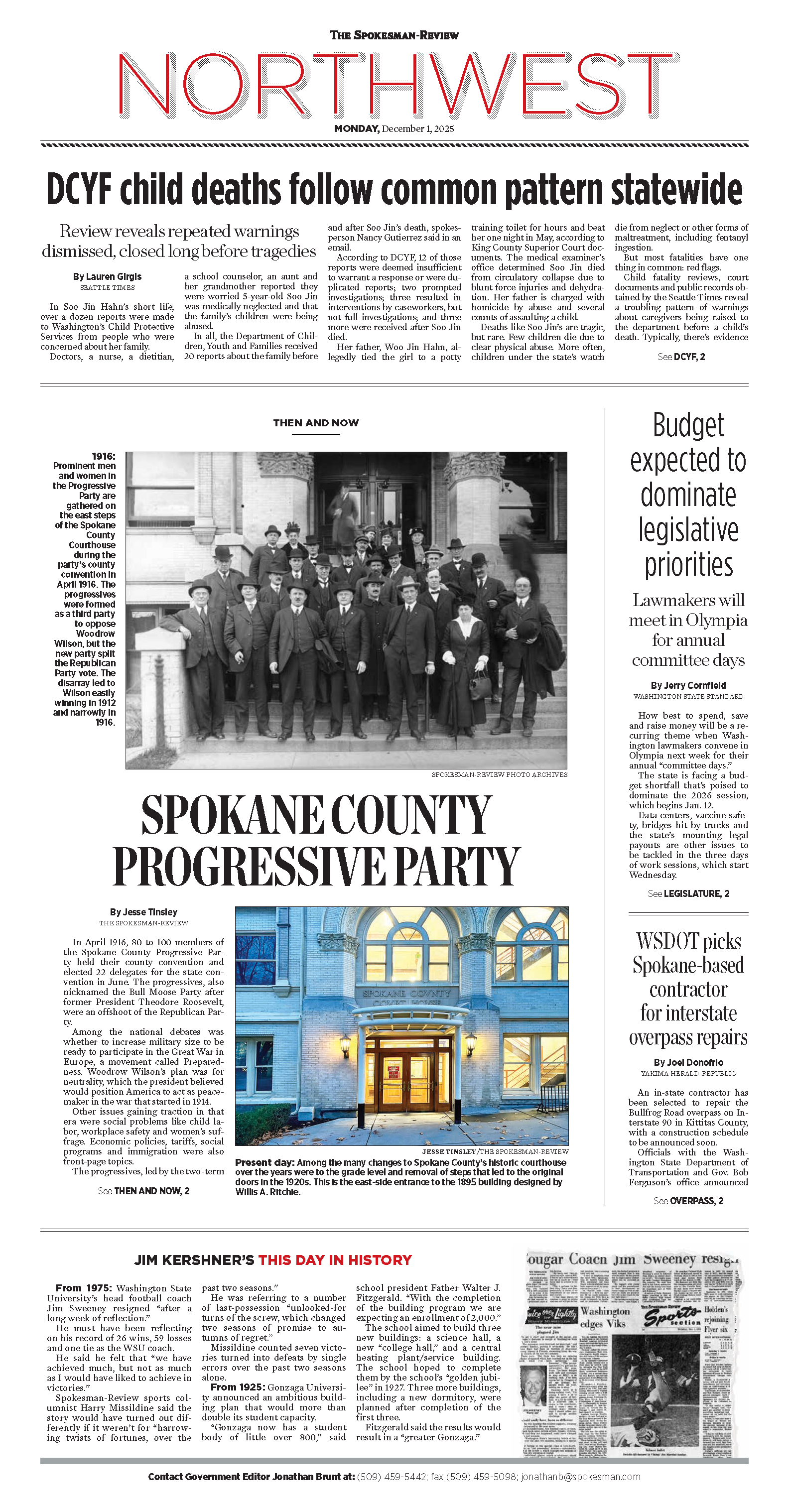 Frontpage for 2025-12-01