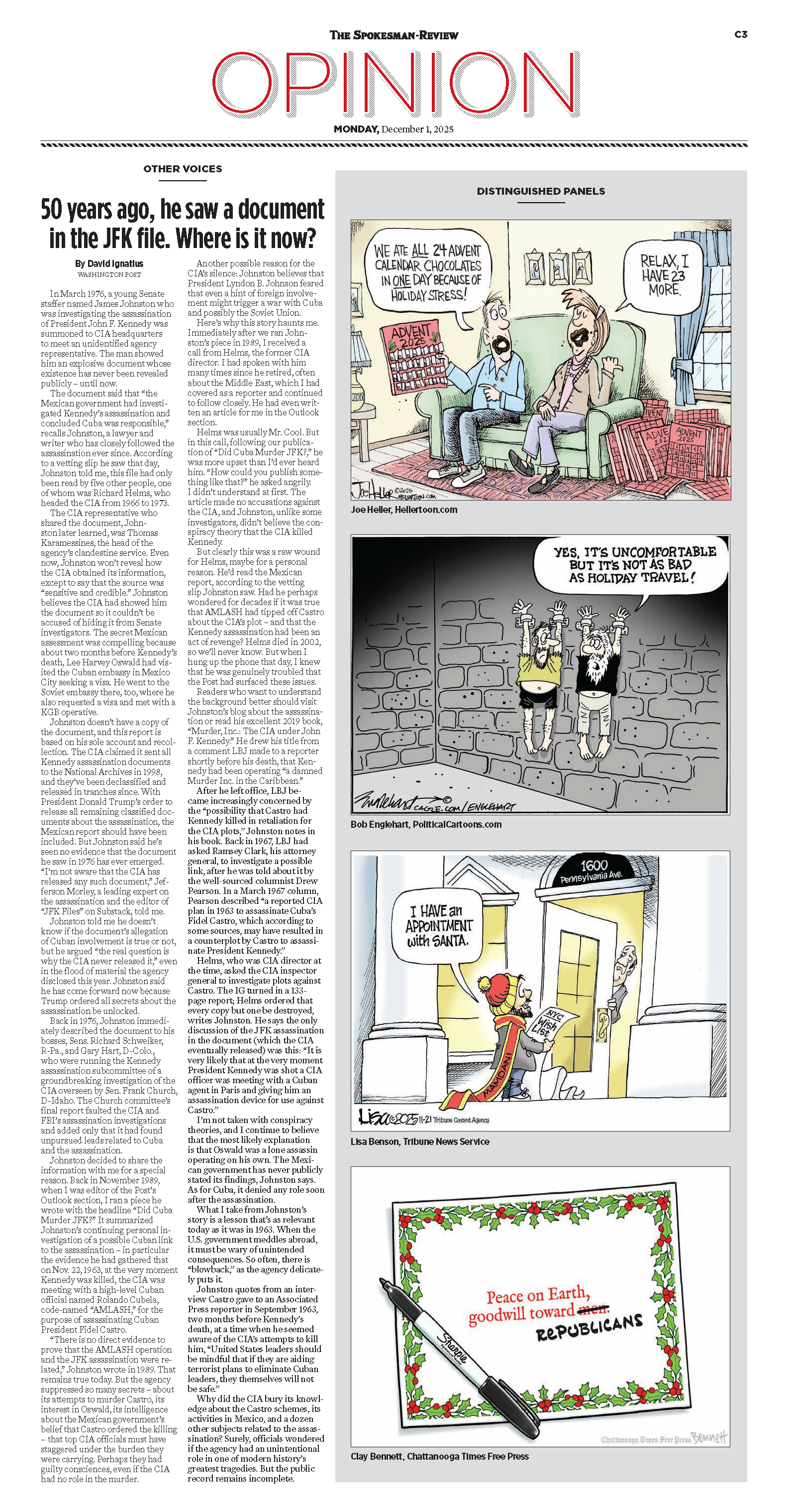 Frontpage for 2025-12-01