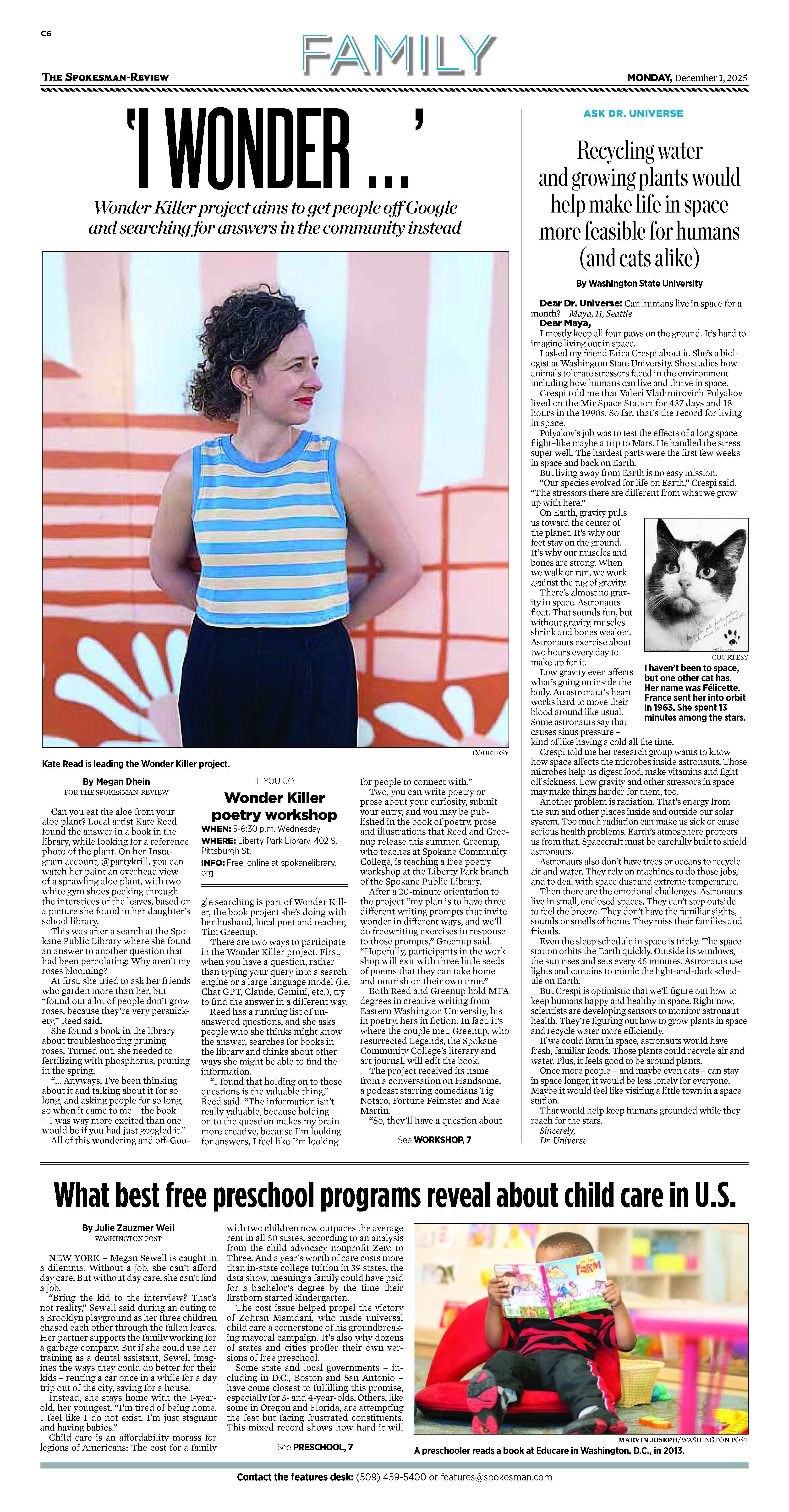 Frontpage for 2025-12-01