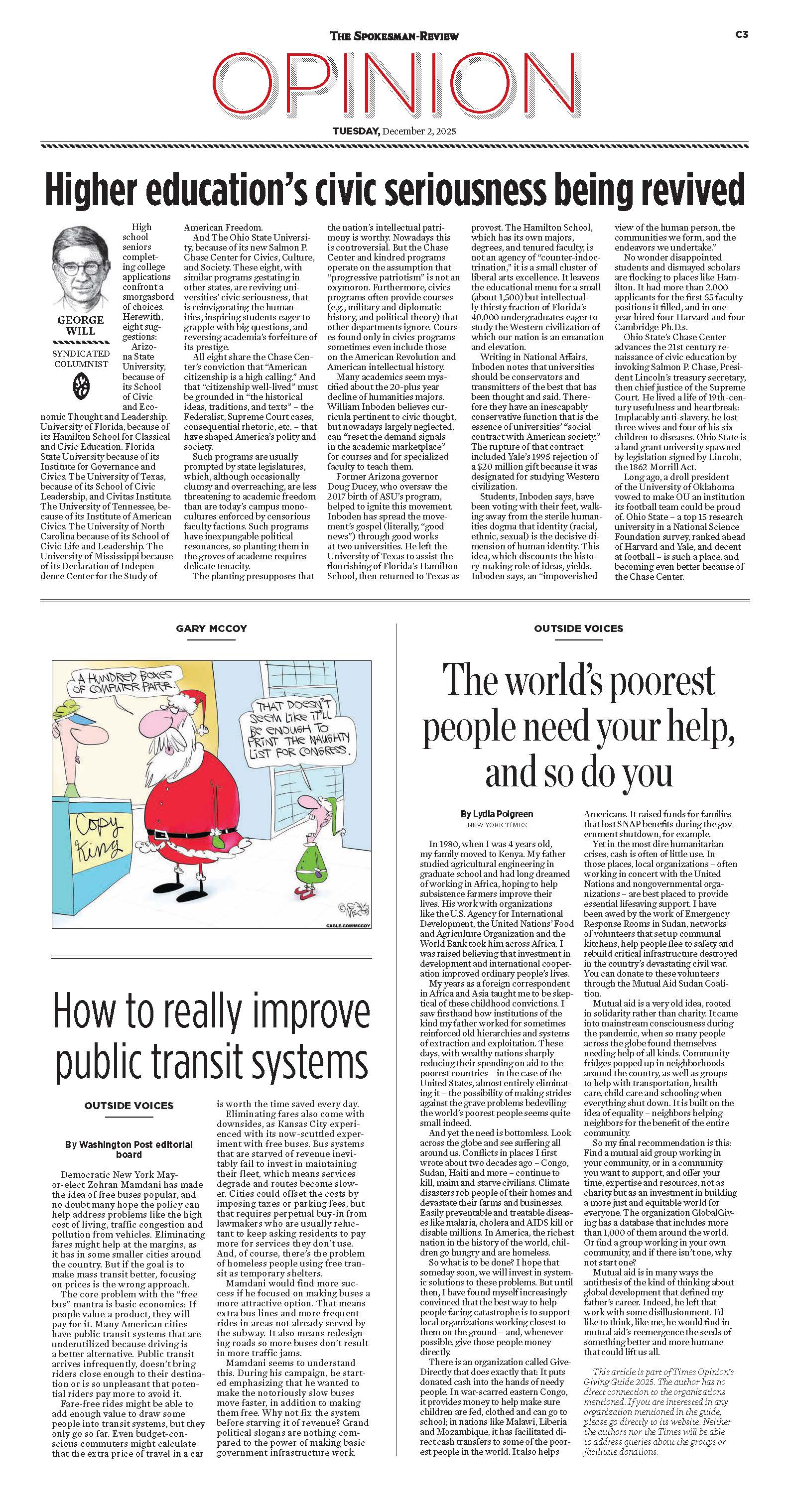 Frontpage for 2025-12-02