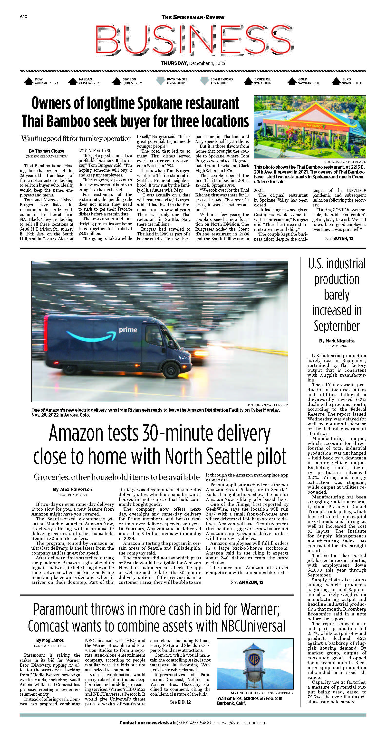 Frontpage for 2025-12-04