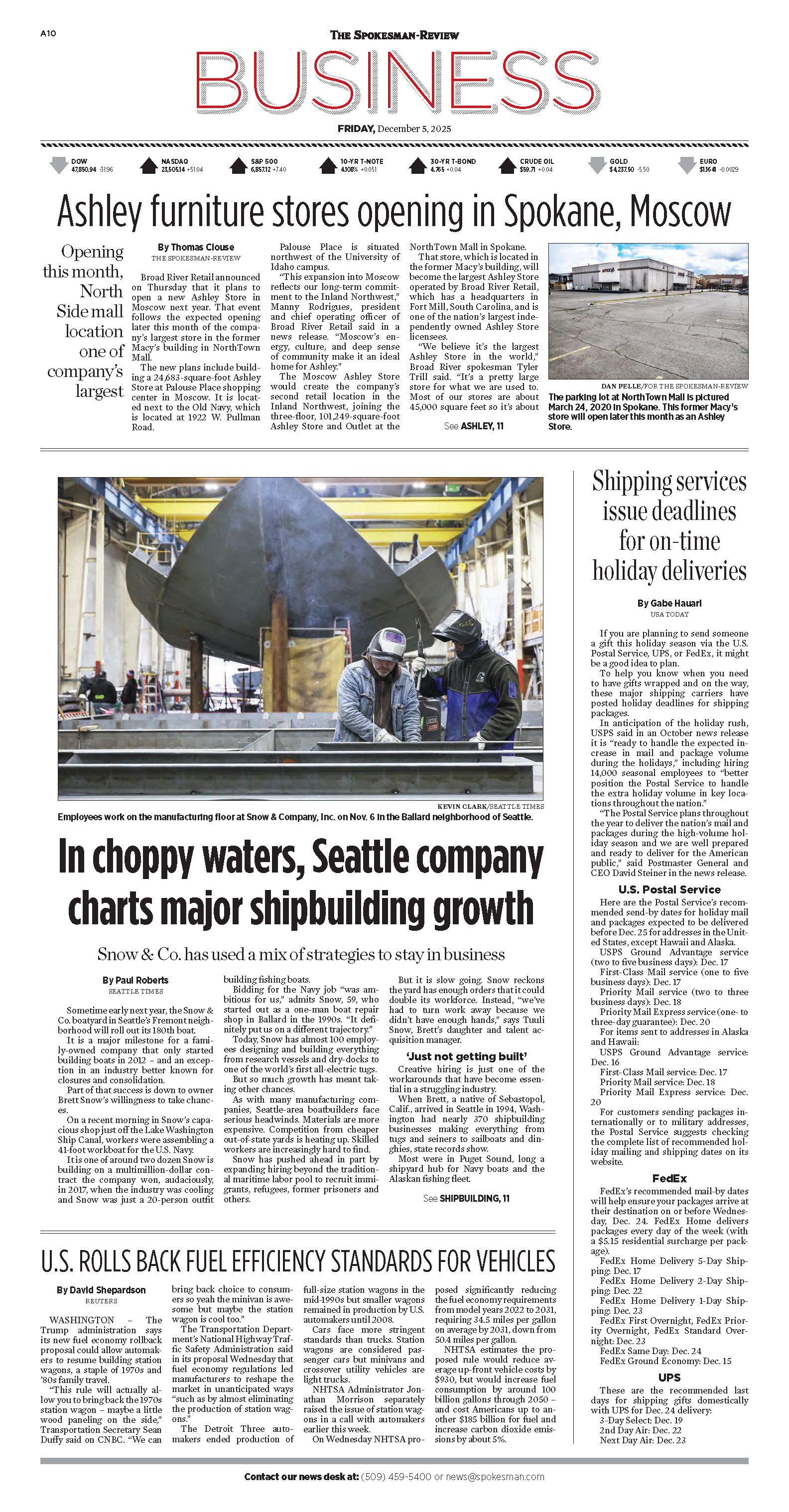 Frontpage for 2025-12-05