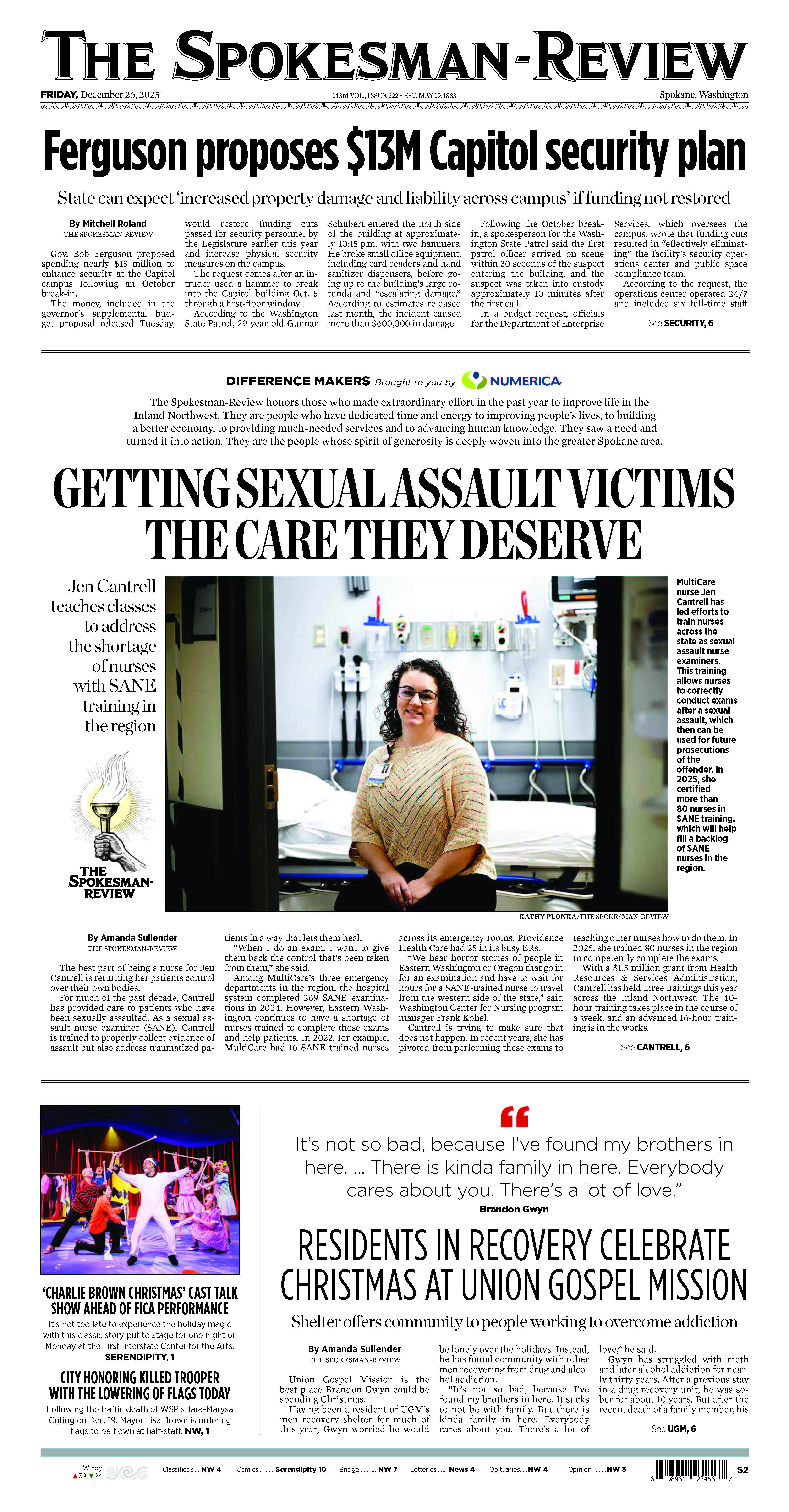 Frontpage for 2025-12-26