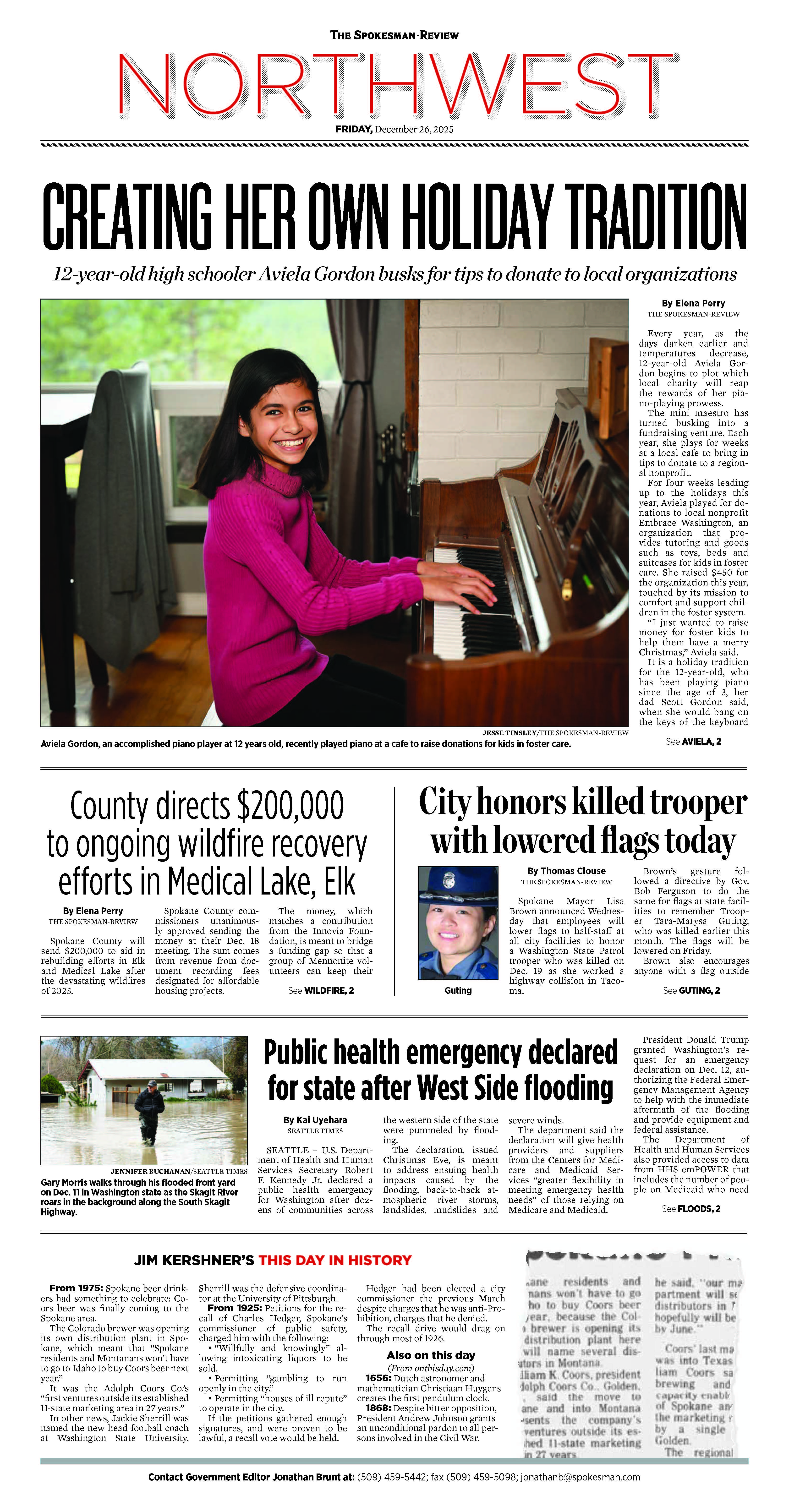 Frontpage for 2025-12-26