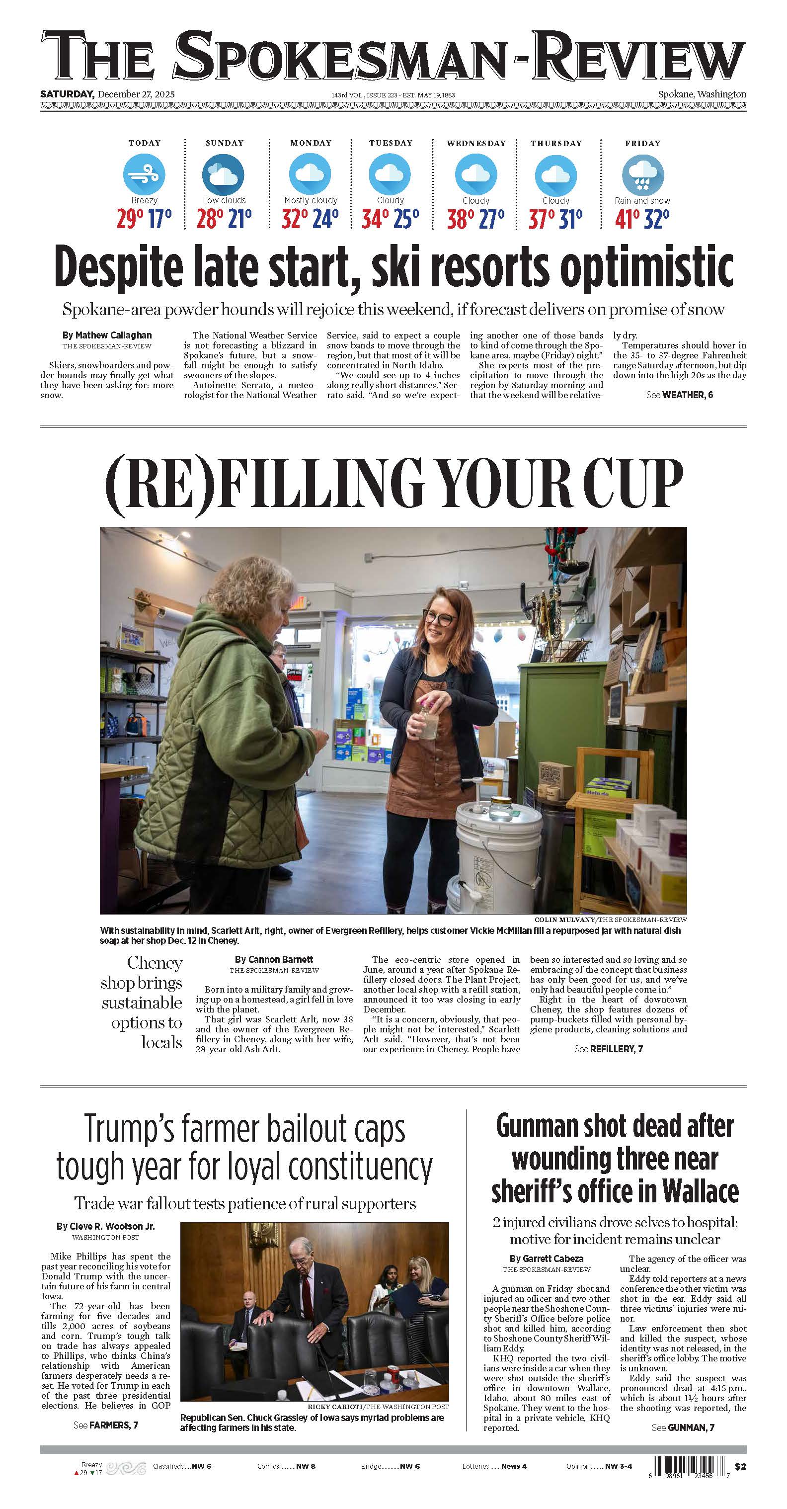 Frontpage for 2025-12-27