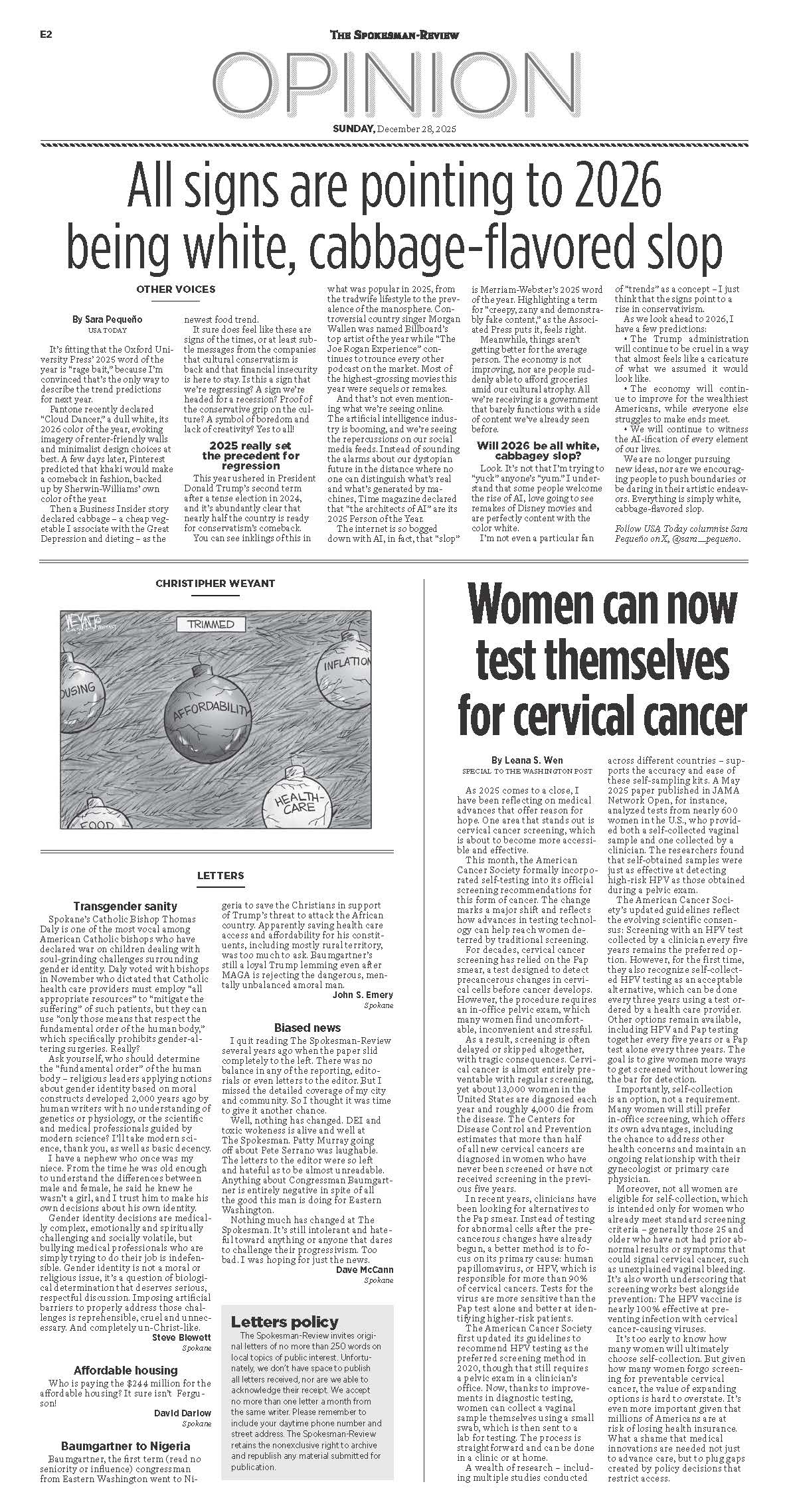 Frontpage for 2025-12-28