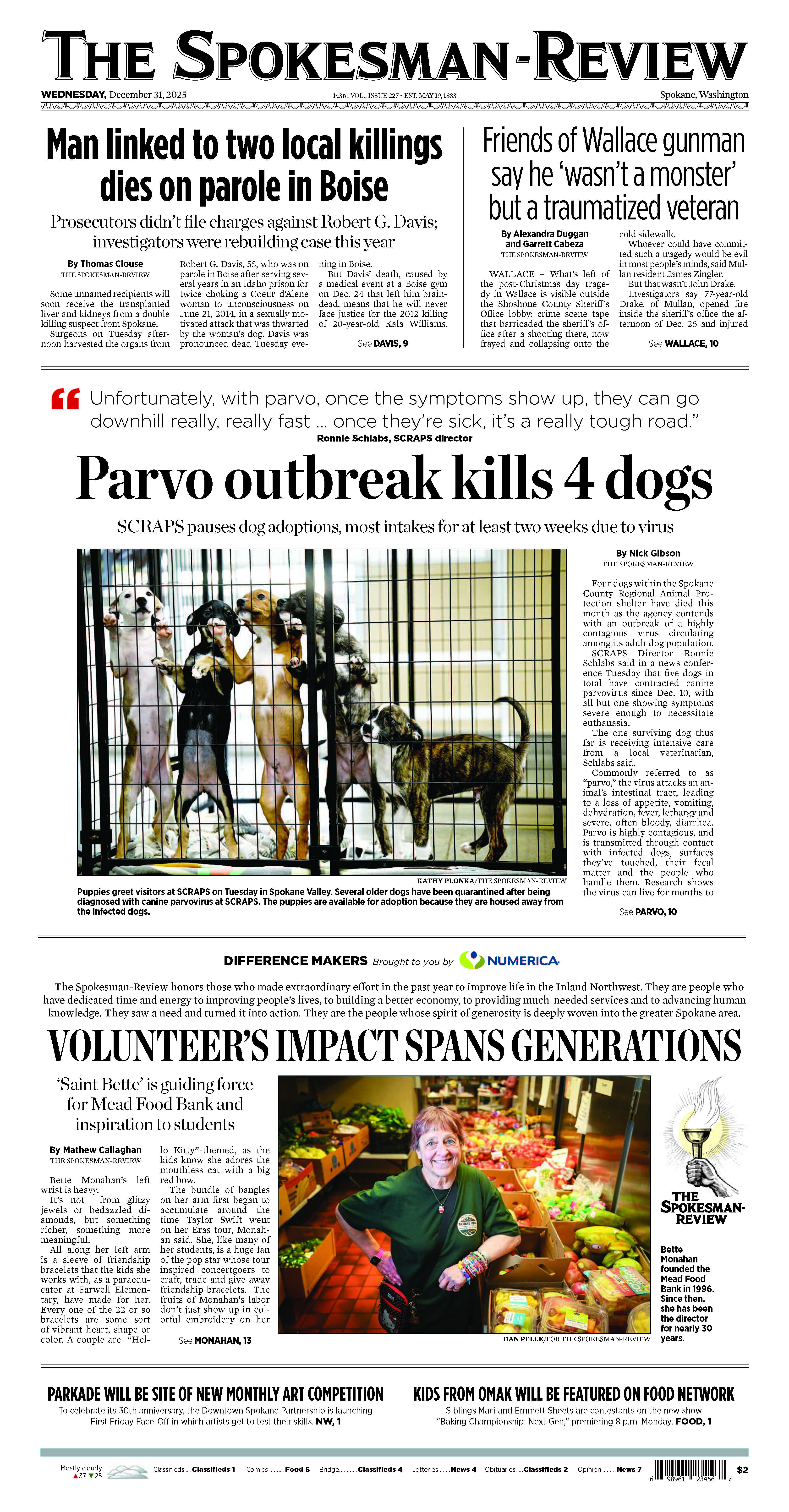 Frontpage for 2025-12-31