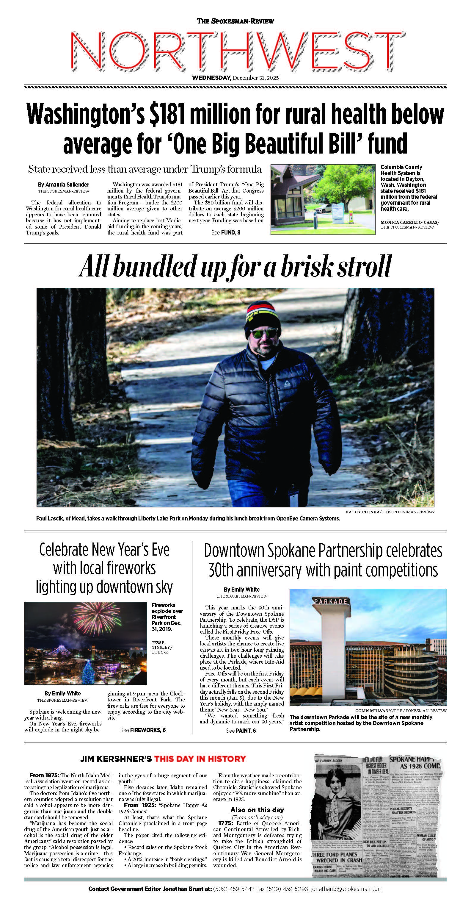 Frontpage for 2025-12-31