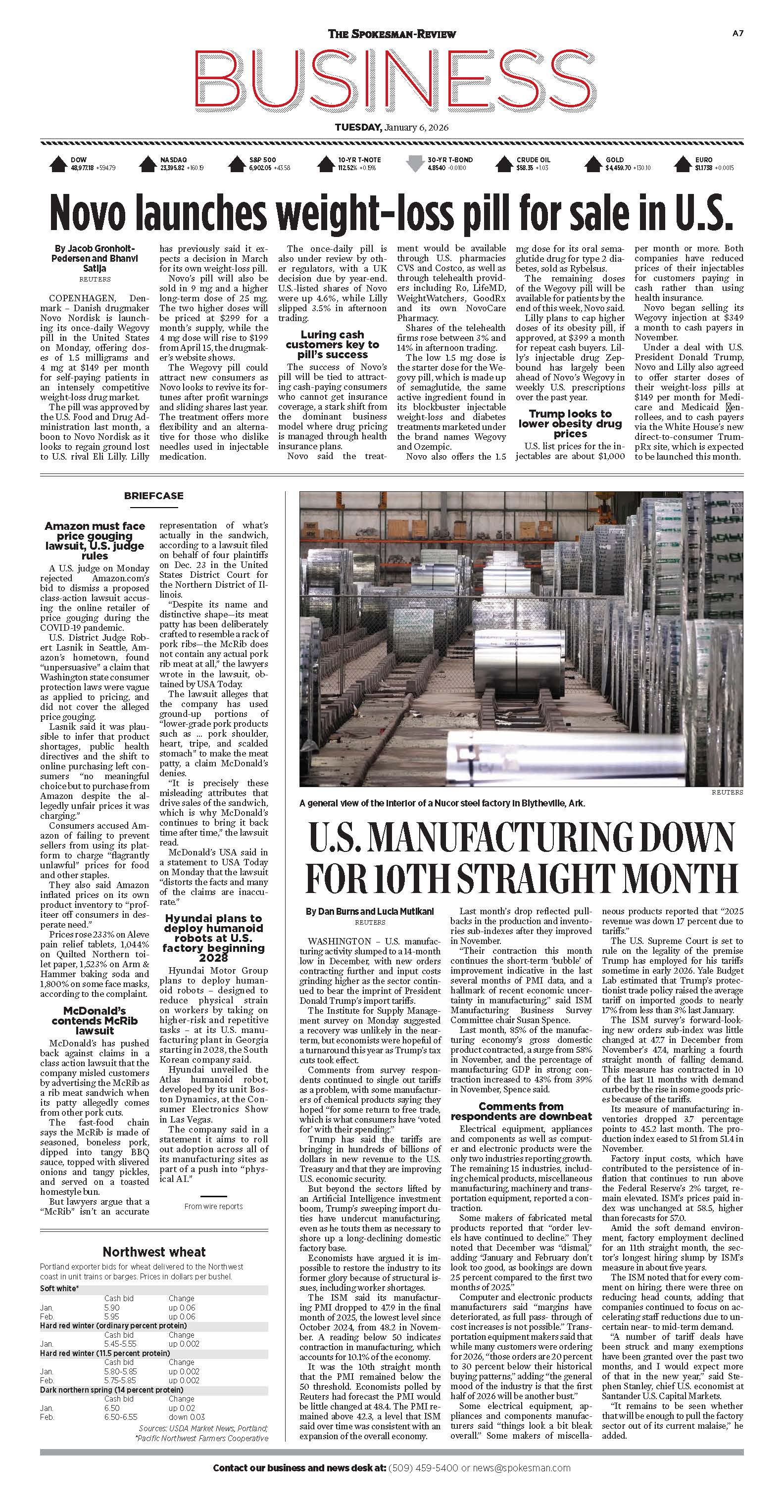 Frontpage for 2026-01-06