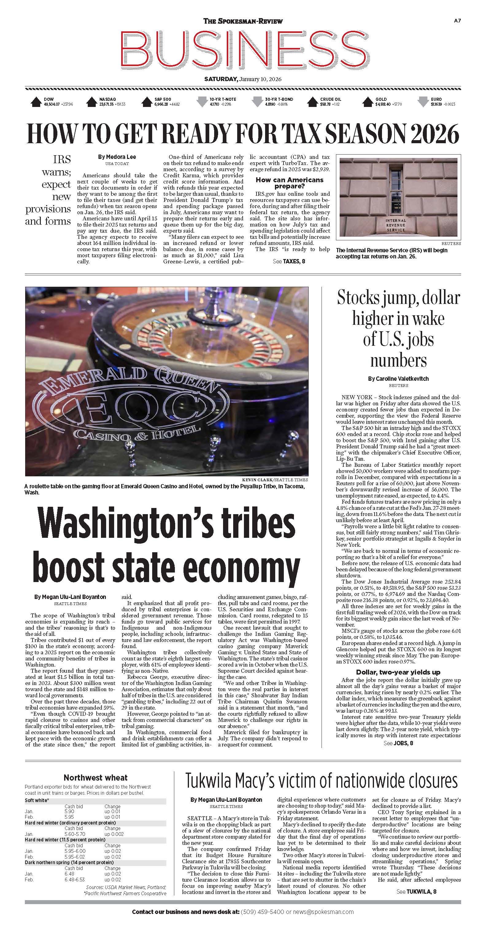 Frontpage for 2026-01-10