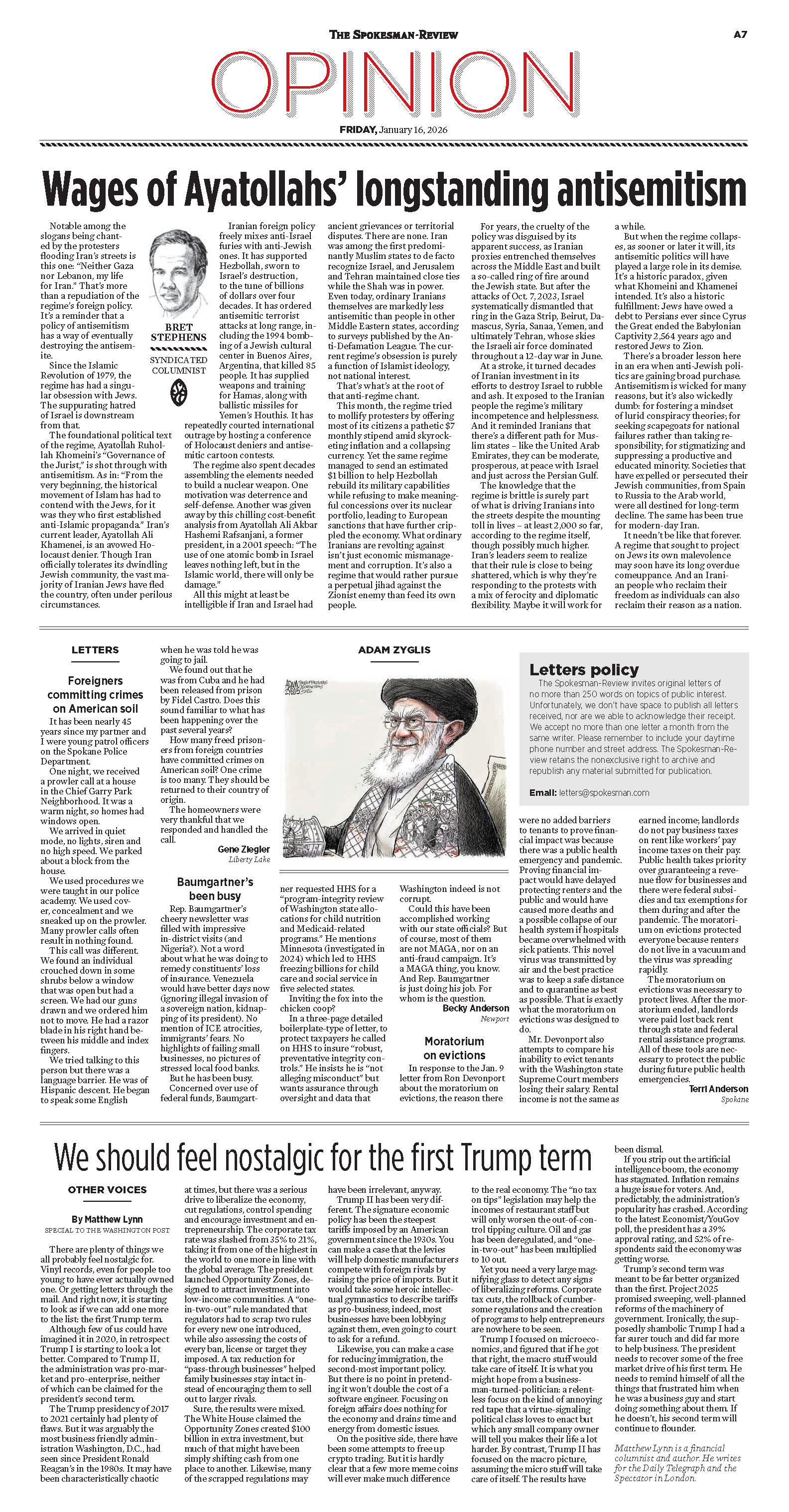 Frontpage for 2026-01-16